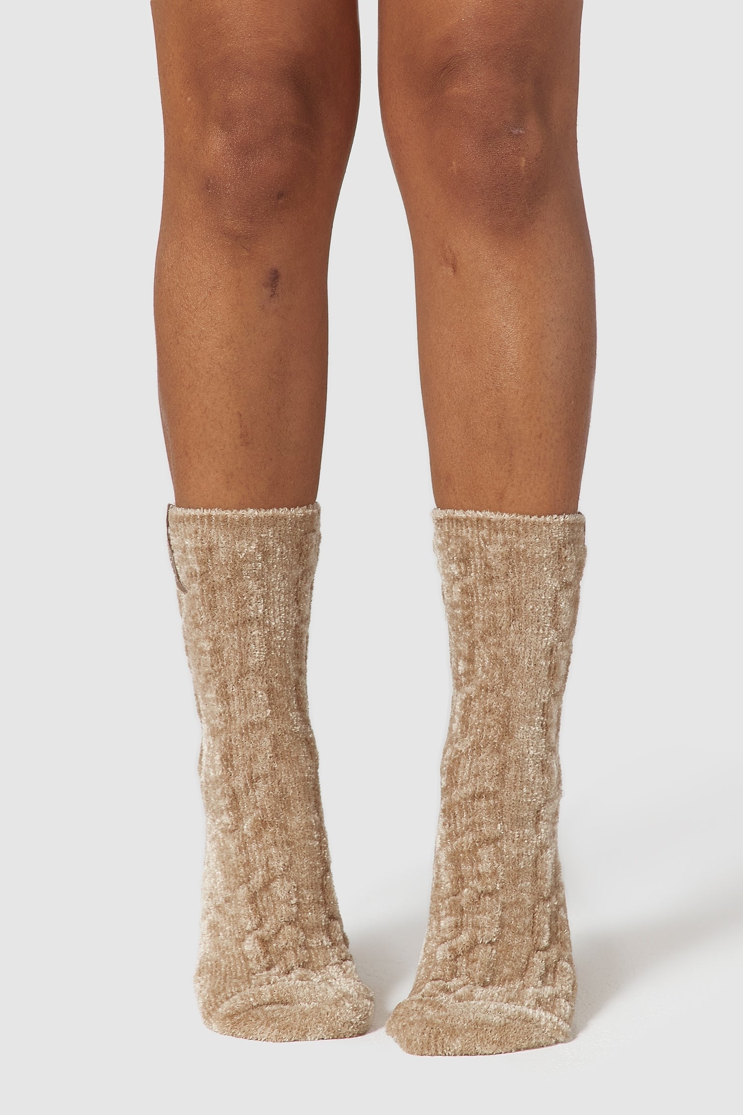 Chenille Gestrickte Socke | Aslayy, S-M