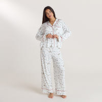 Alpine Dreams Pyjamahosen - Ski Muster