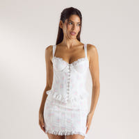 Josephine Korsett-Oberteil - Weiß