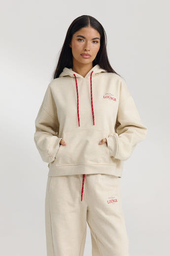 Oversized Hoodie - Haferflocken alternate