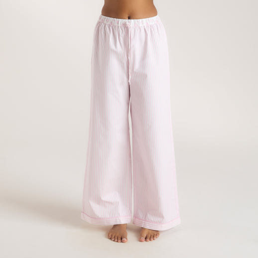 Bloom & Stripe Pyjamahose - Rosa