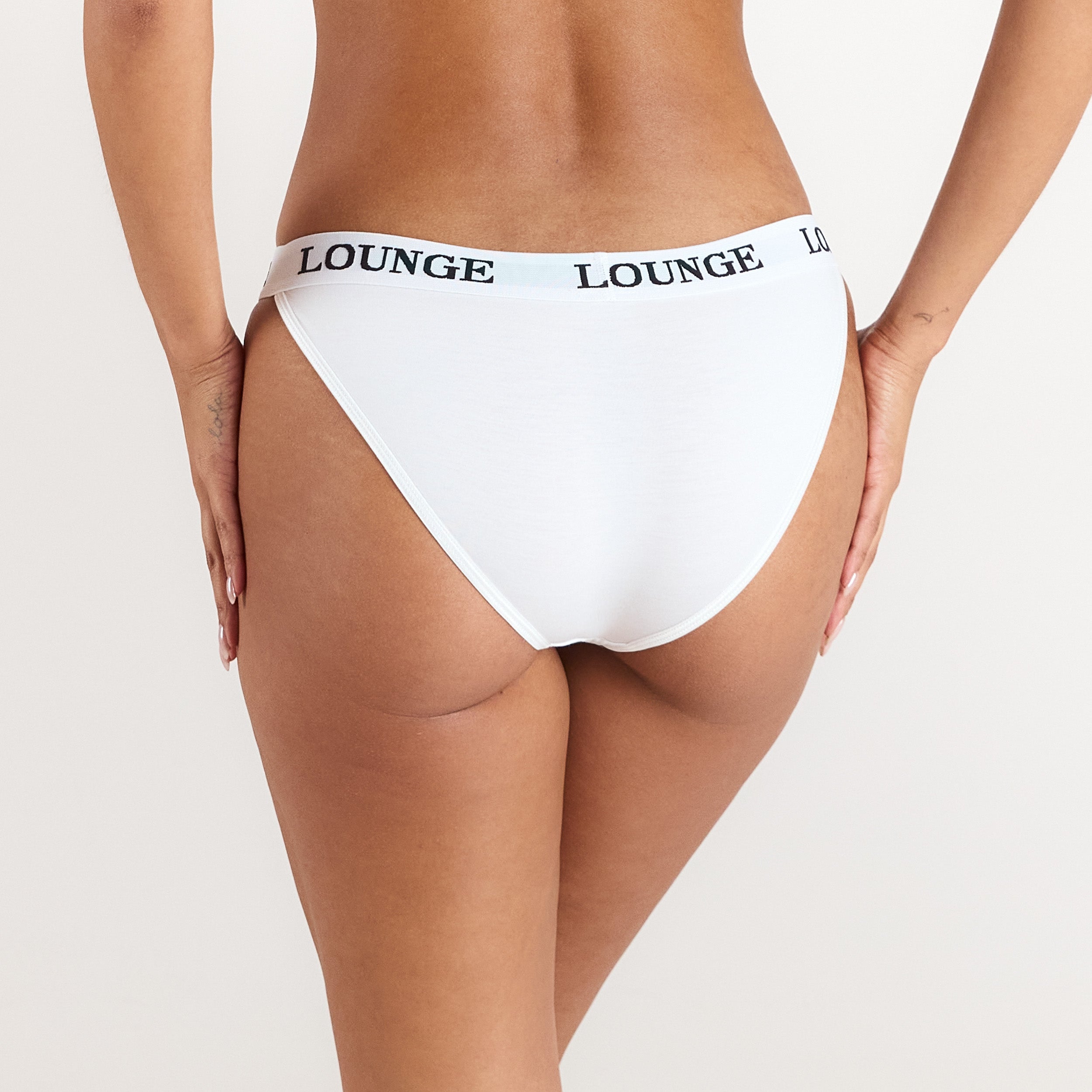 Bamboo Triangle Slip | Bamboo Triangle Slip - Ganz Weiß