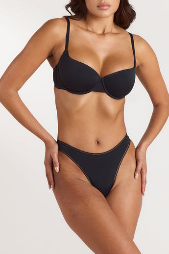 Comfort Balconette BH - Schwarz alternate