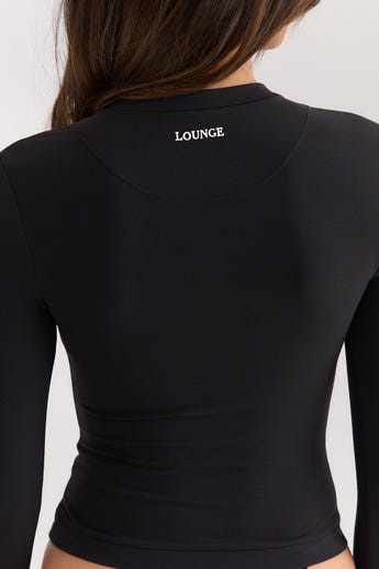 ContourSoft™ Langärmeliges Top - Schwarz alternate