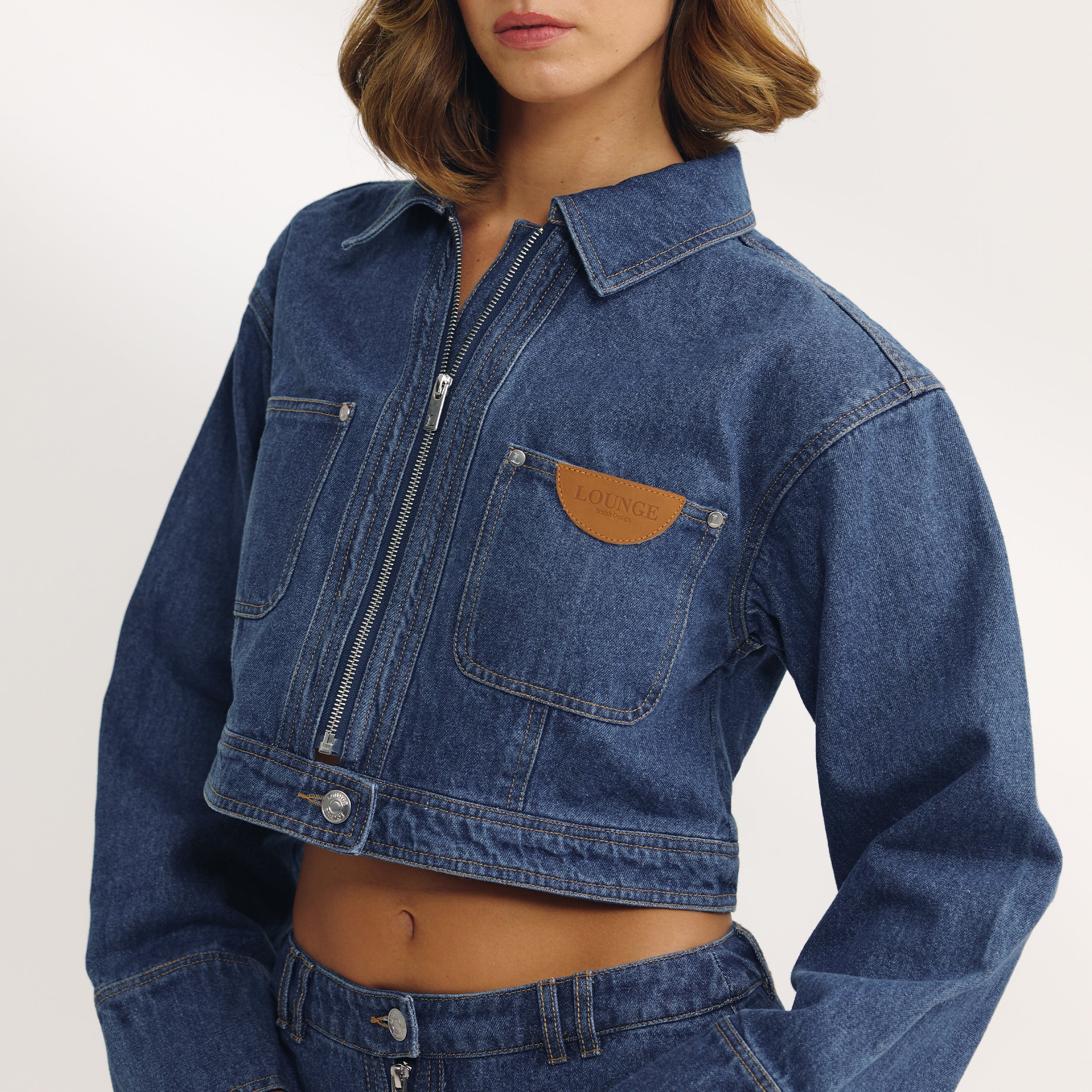 Oversize-Denimjacke | Oversize-Denimjacke - Blau