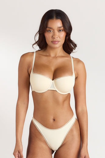 Comfort Extreme Push-Up Balconette BH - Milchkaffee alternate