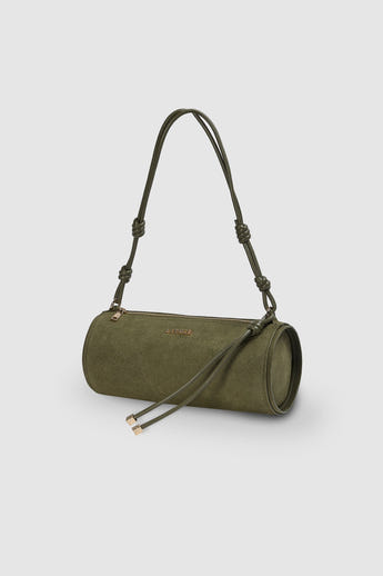 Miffy Barrel-Schultertasche - Olivgrün
