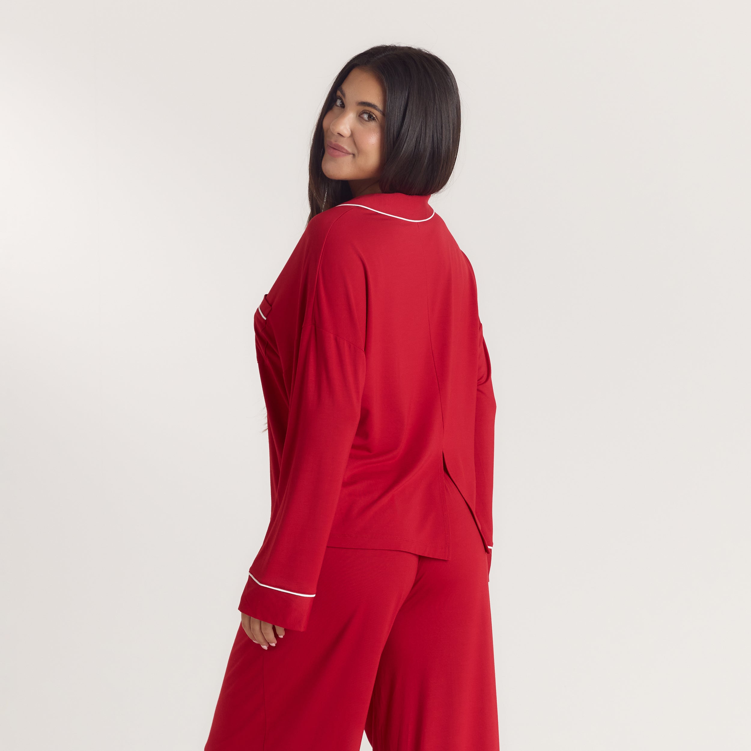 Alpine Dreams Pyjamahemd  | Alpine Dreams Pyjamahemd  - Rot