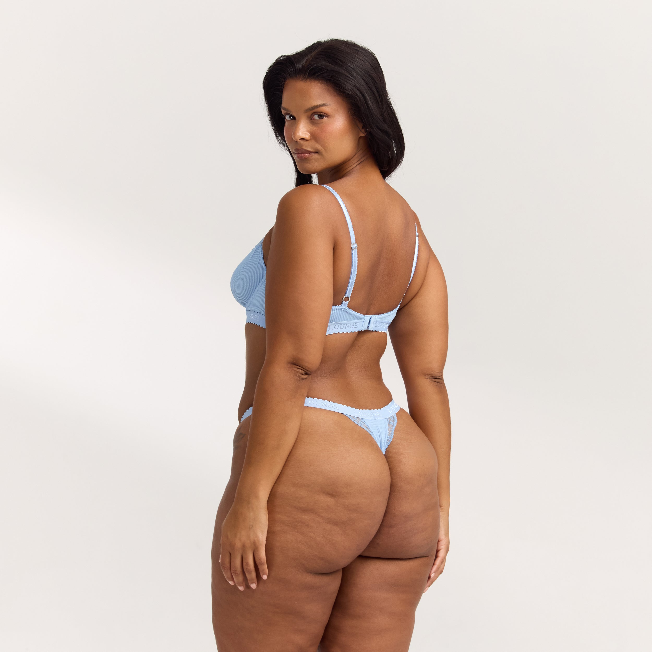 Ribbed Balcony BH | Ribbed Balcony BH - Blau