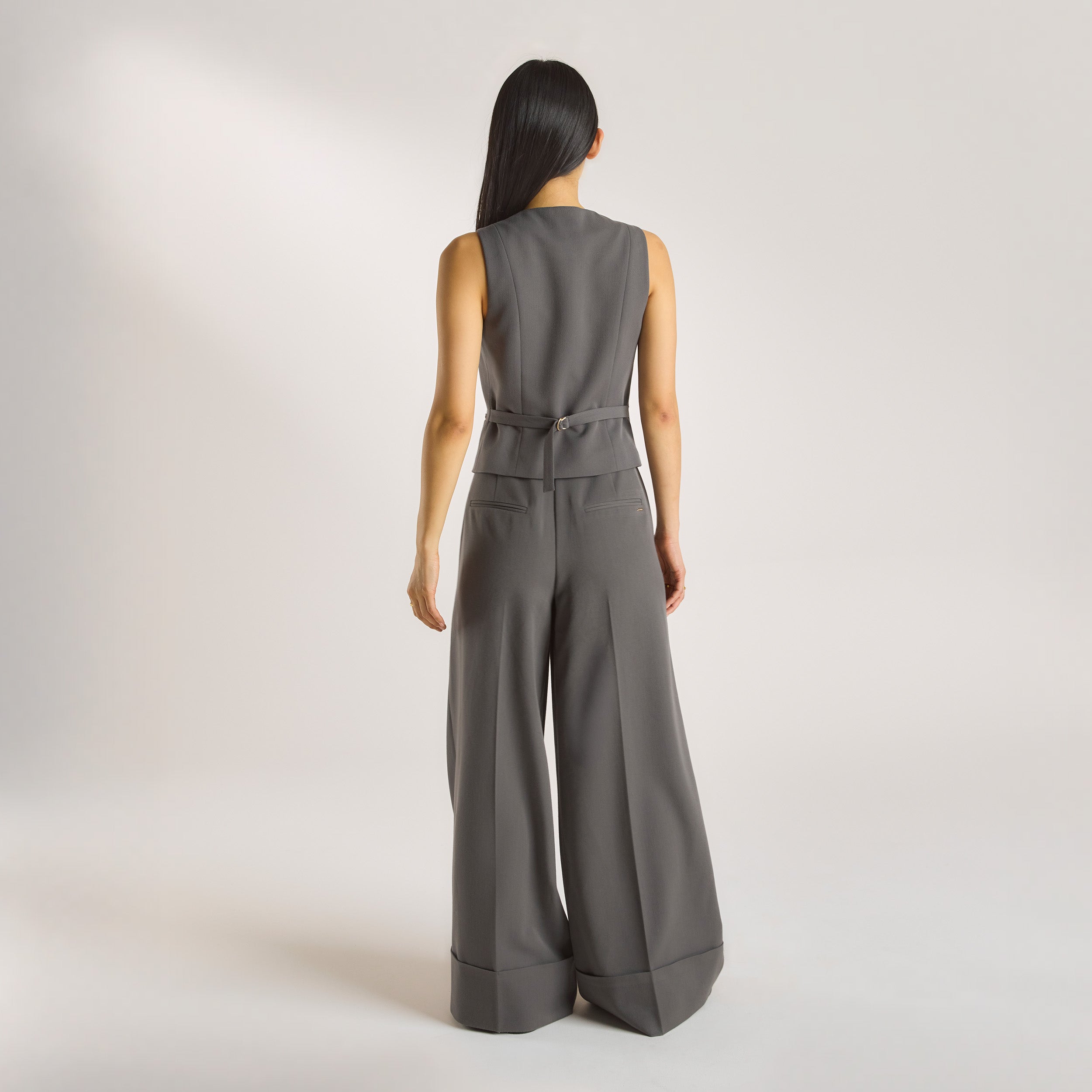 Tailored-Weste - Anthrazit alternate