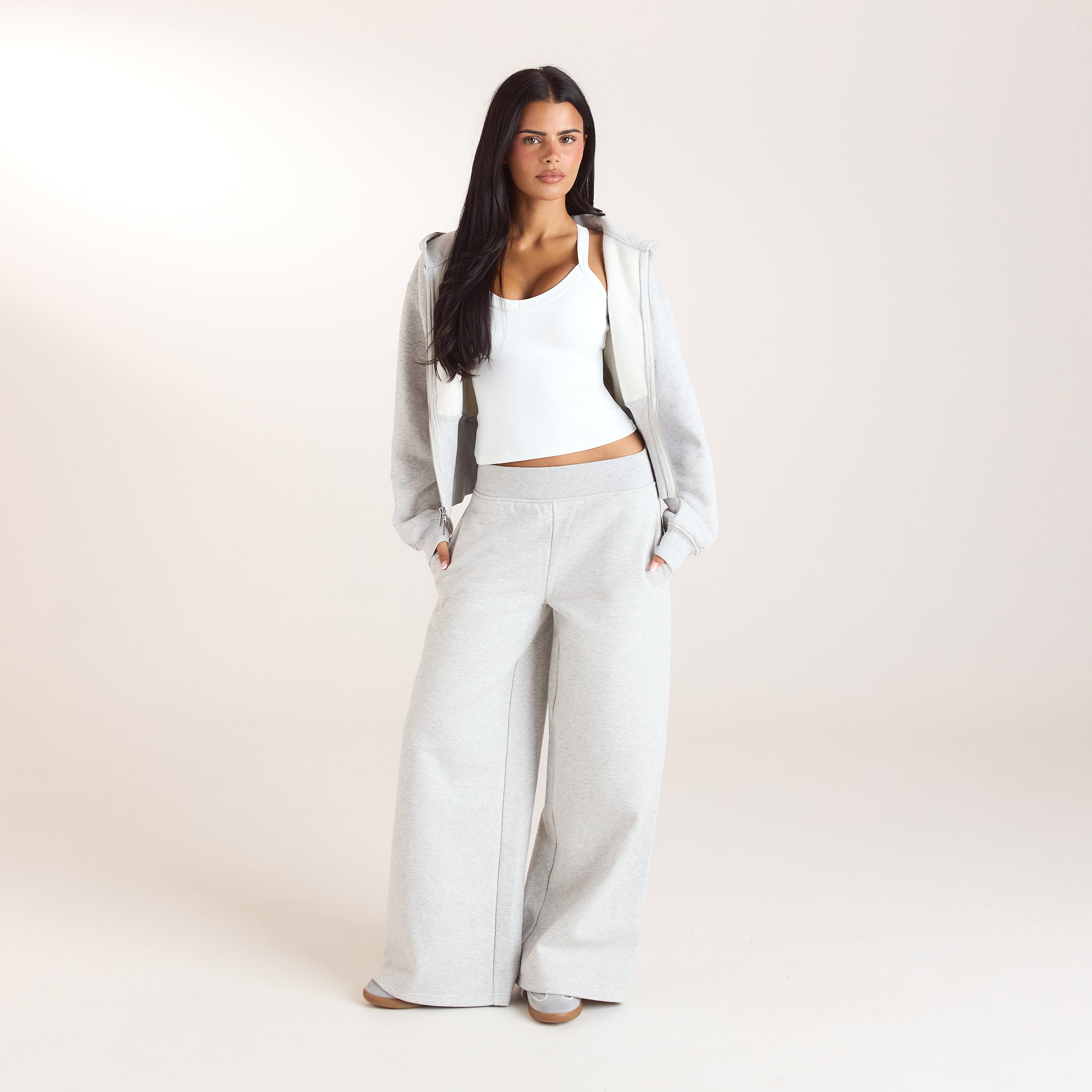 Joggers mit Geradem-Bein | Joggers mit Geradem-Bein - Grau