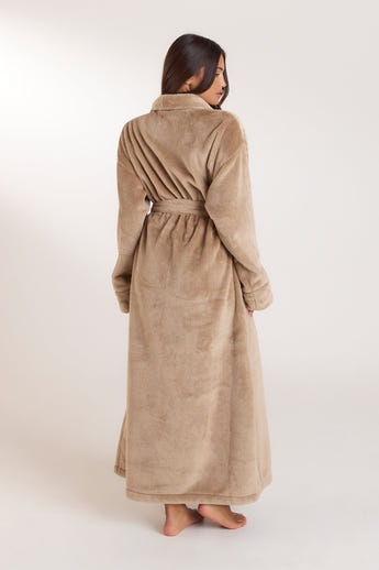 Langer Morgenmantel - Beige alternate