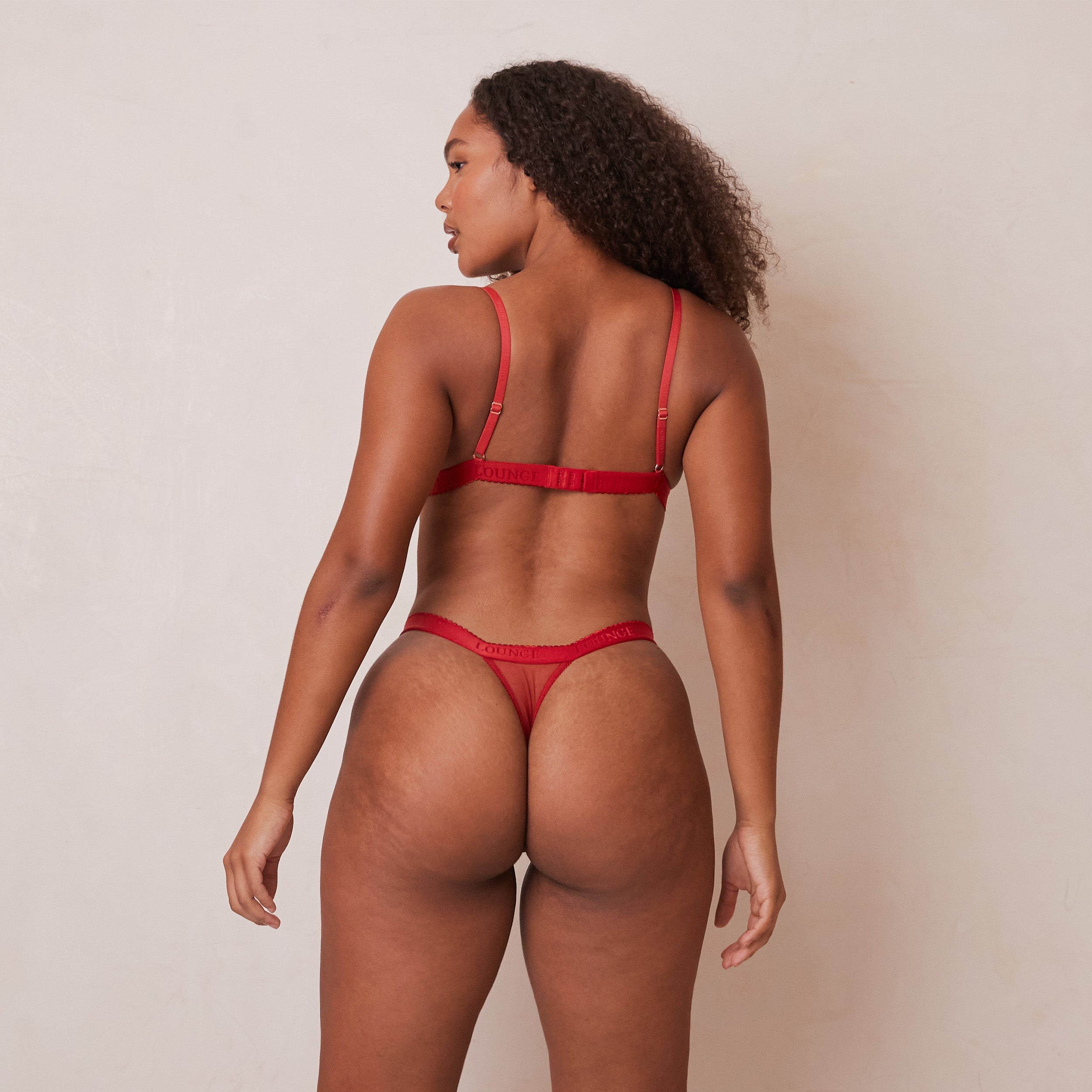 Embroidered Triangle BH | Amber, L/L