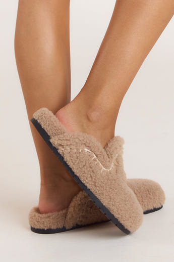 Anya Mule-Hausschuhe - Hellbraun alternate