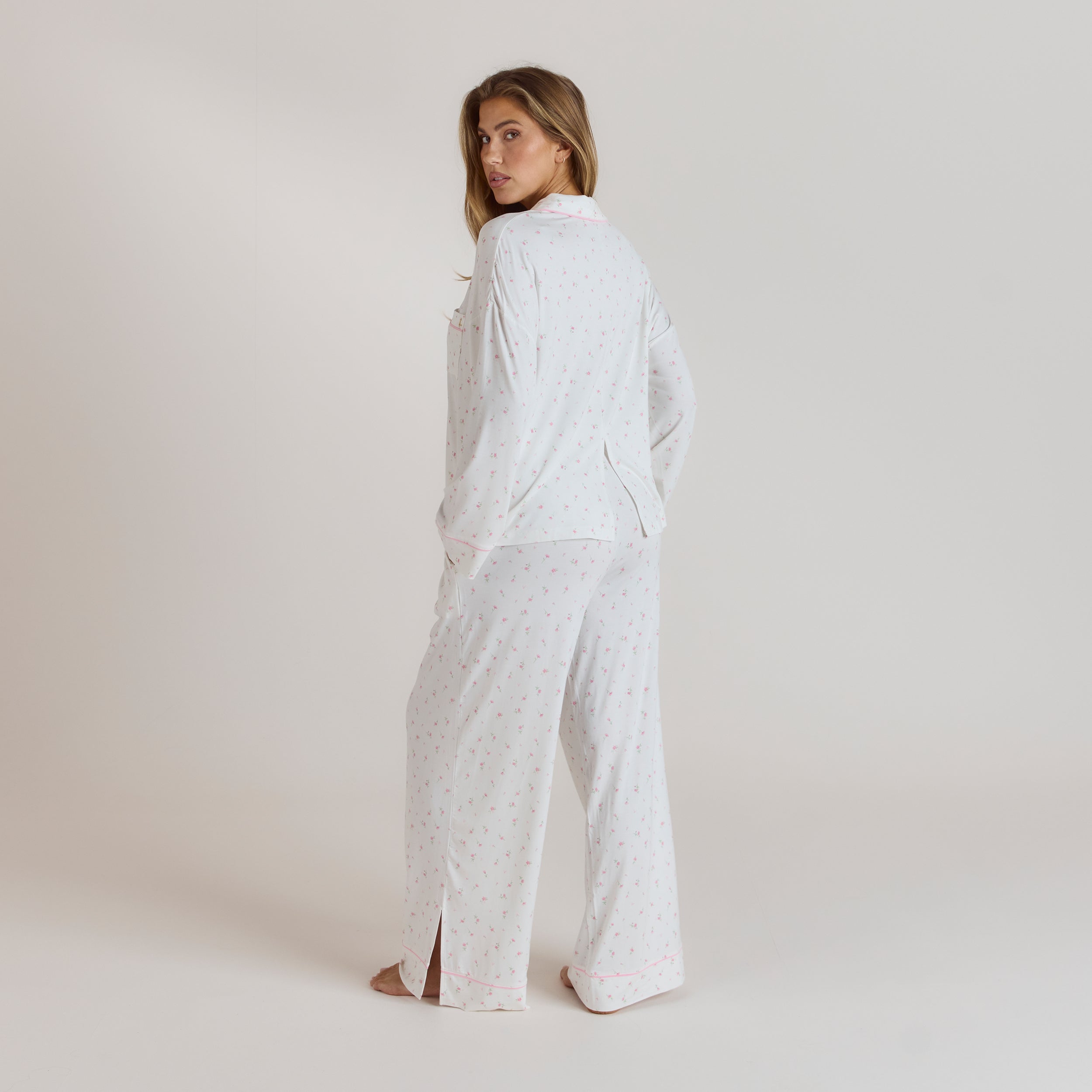 Modal Pyjamahose | Modal Pyjamahose - Florales Muster