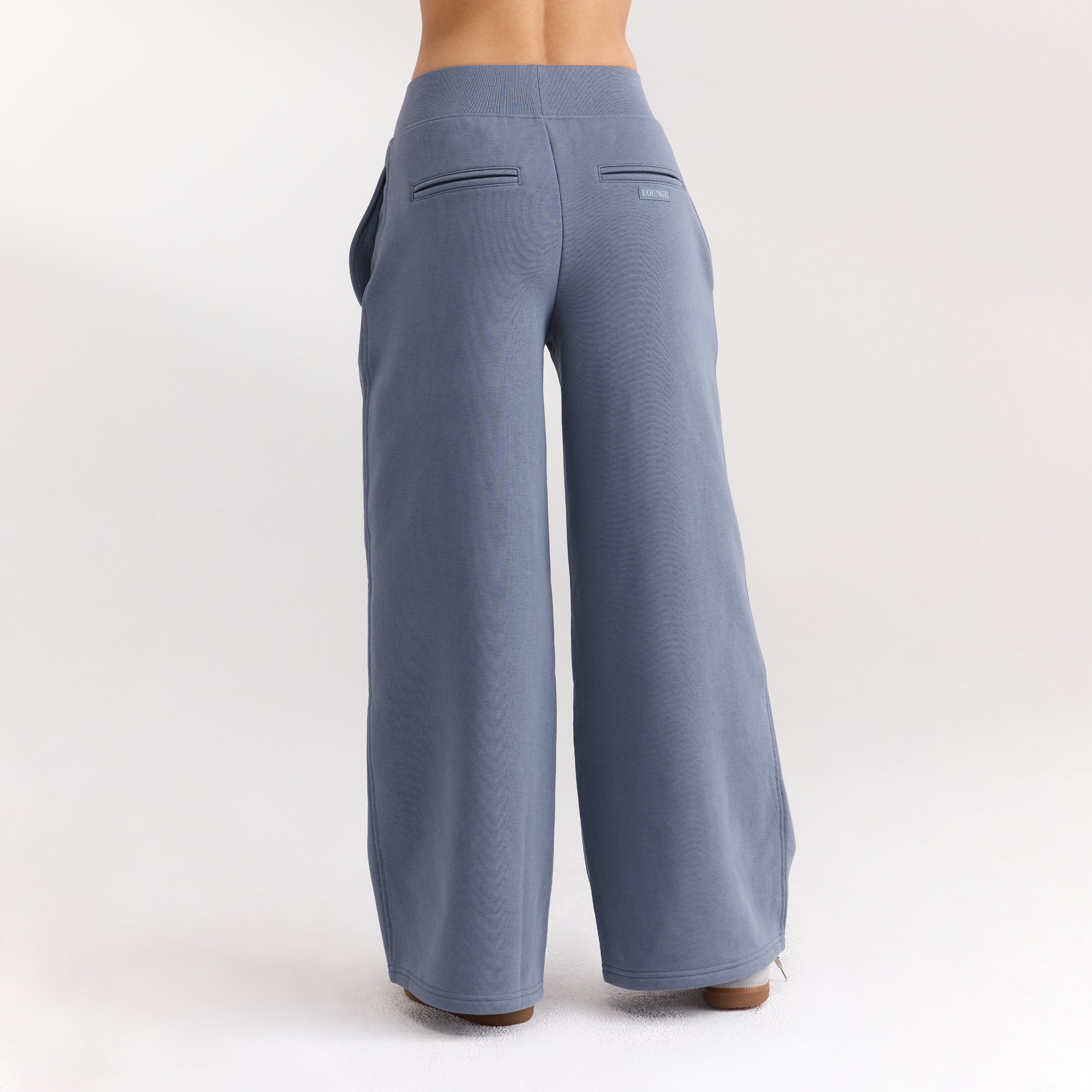 Gerade Jogger | Gerade Jogger - Schieferblau
