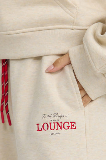 Gerade Joggers - Haferflocken alternate