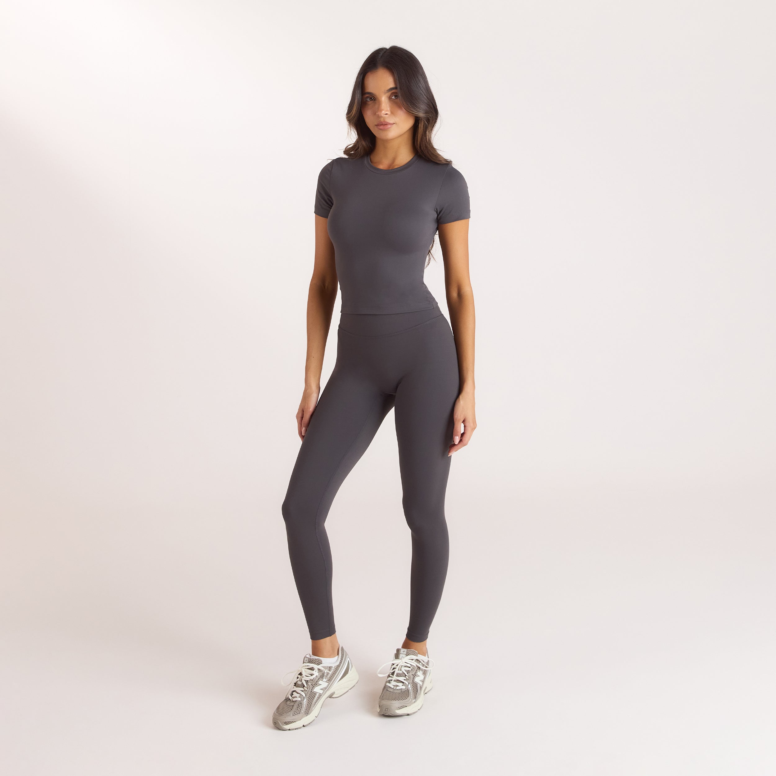 Klassische Leggings | Klassische Leggings - Aschgrau