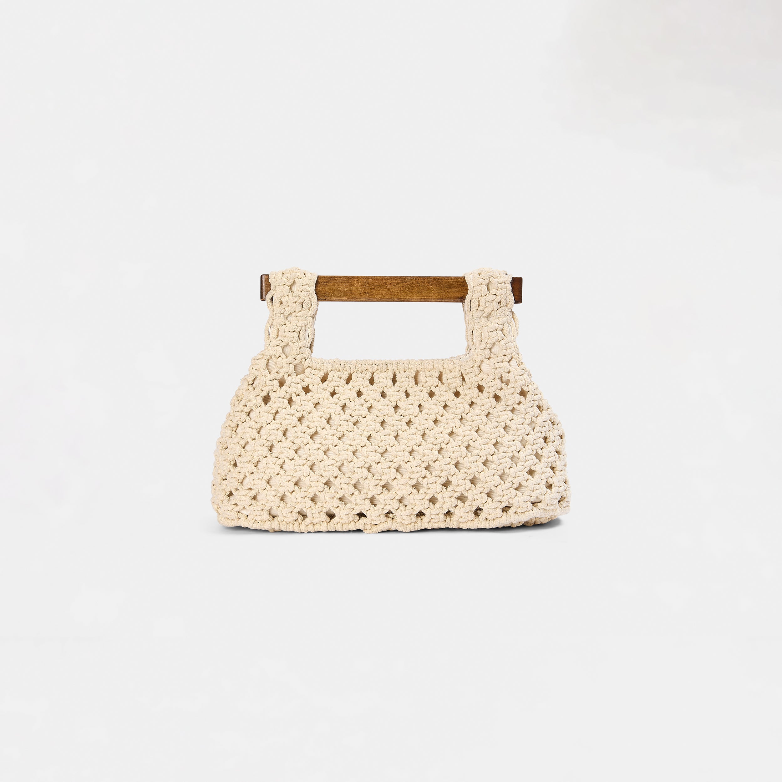 Clover Clutch | Clover Clutch - Crèmefarbe