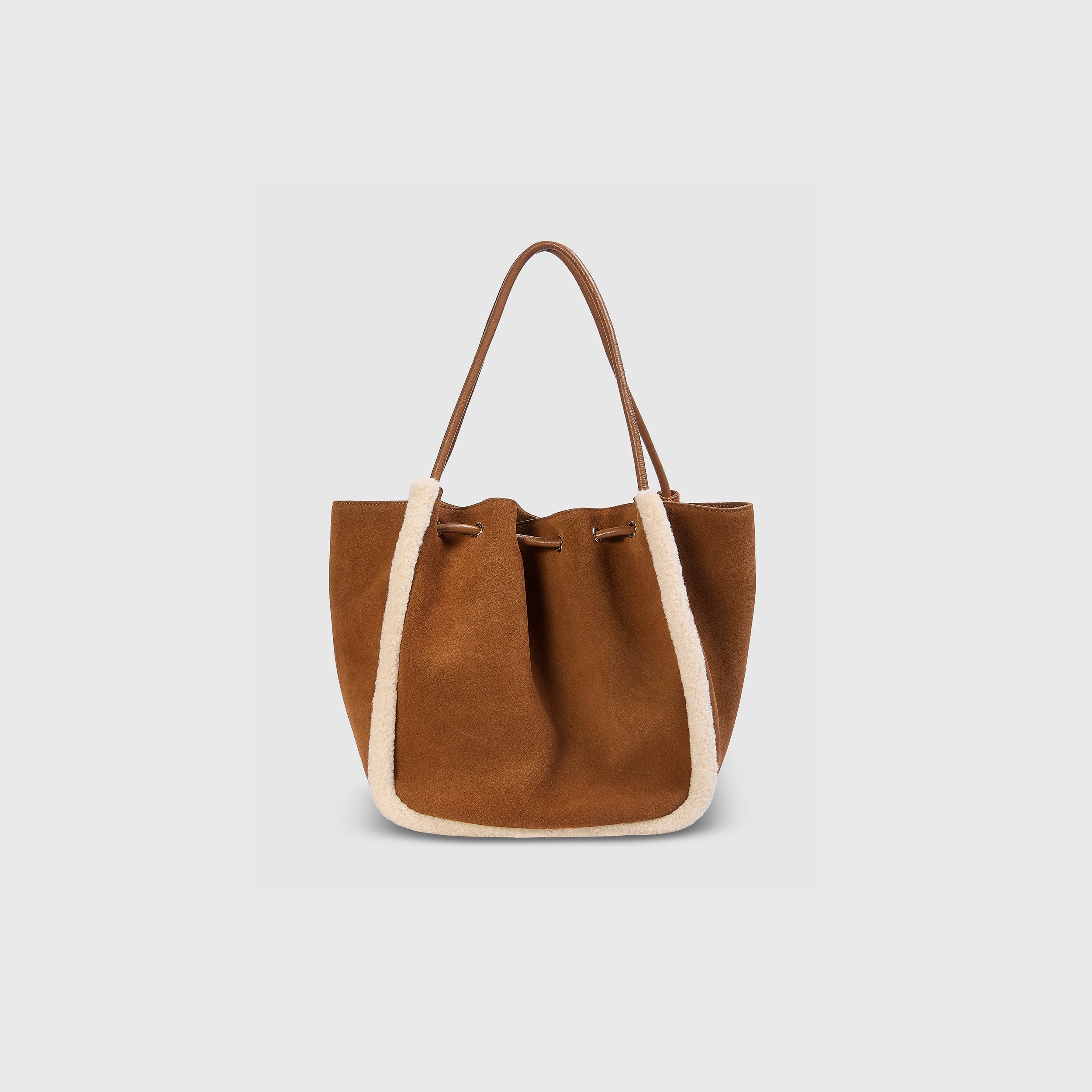 Clem Schultertasche | Clem Schultertasche - Kastanienfarbe