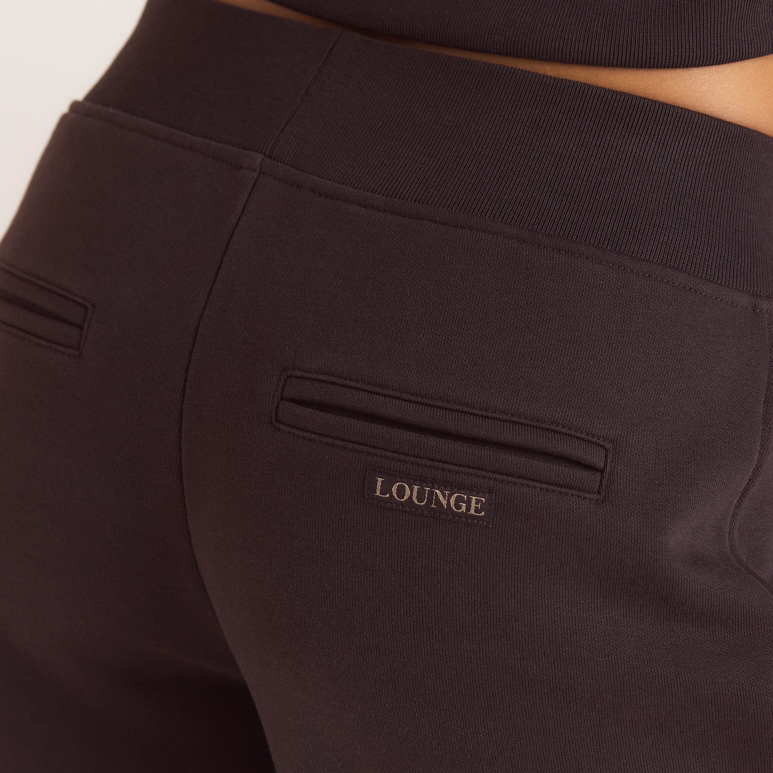 Joggers mit Geradem-Bein | Joggers mit Geradem-Bein - Dunkle Schokolade