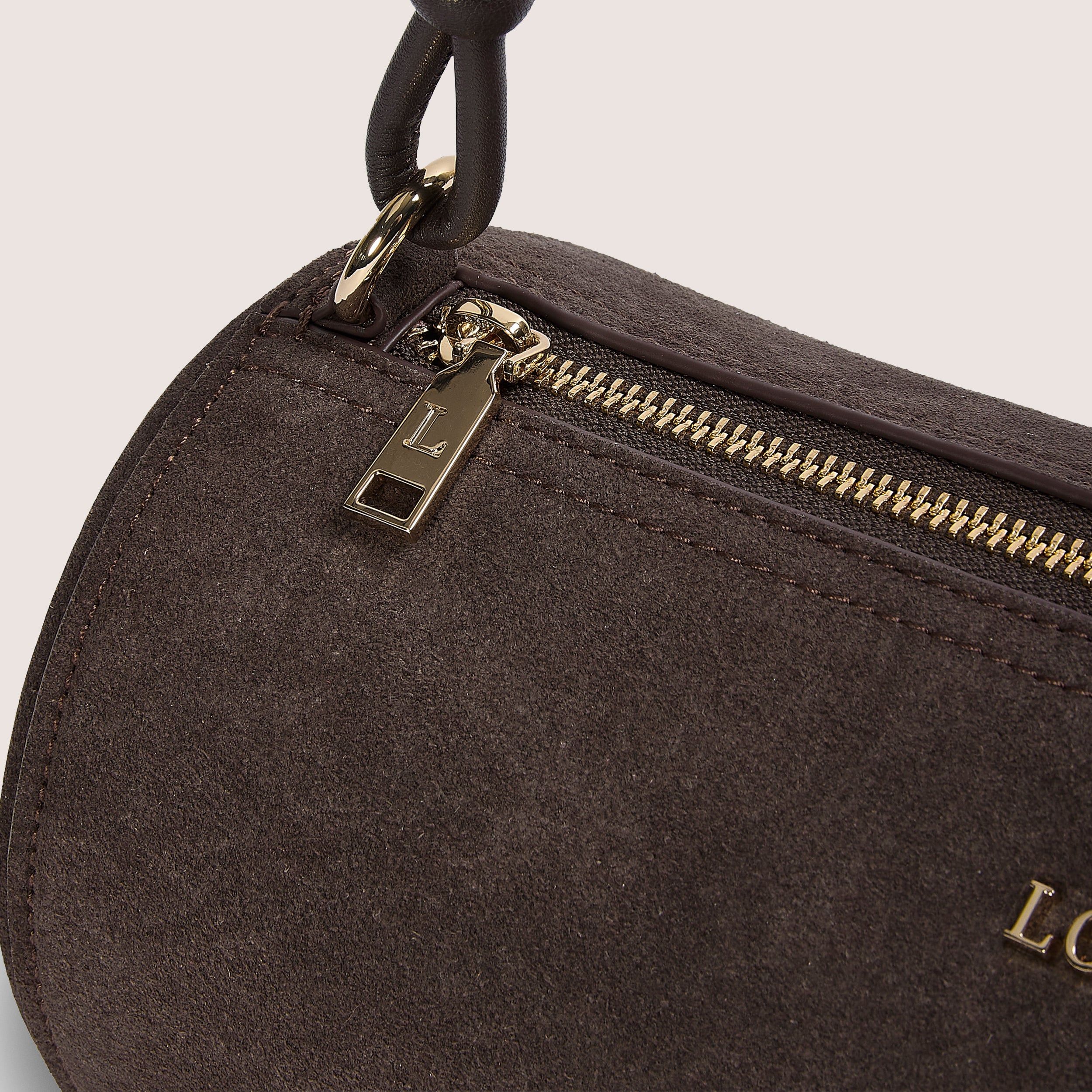 Miffy Barrel-Schultertasche | Miffy Barrel-Schultertasche - Schokolade