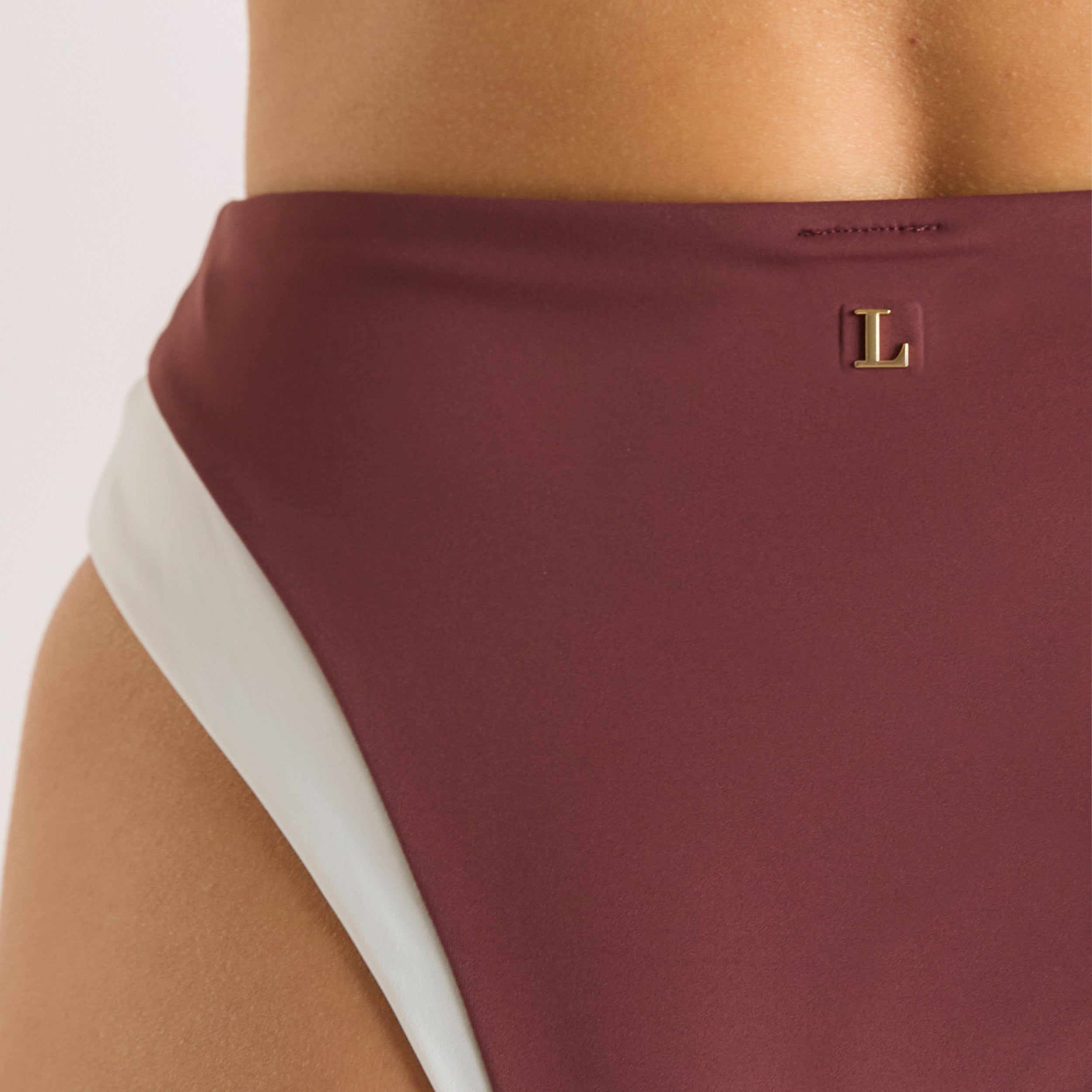 Monaco Hochtaillierter Bikini-Slip | Monaco Hochtaillierter Bikini-Slip - Pflaume