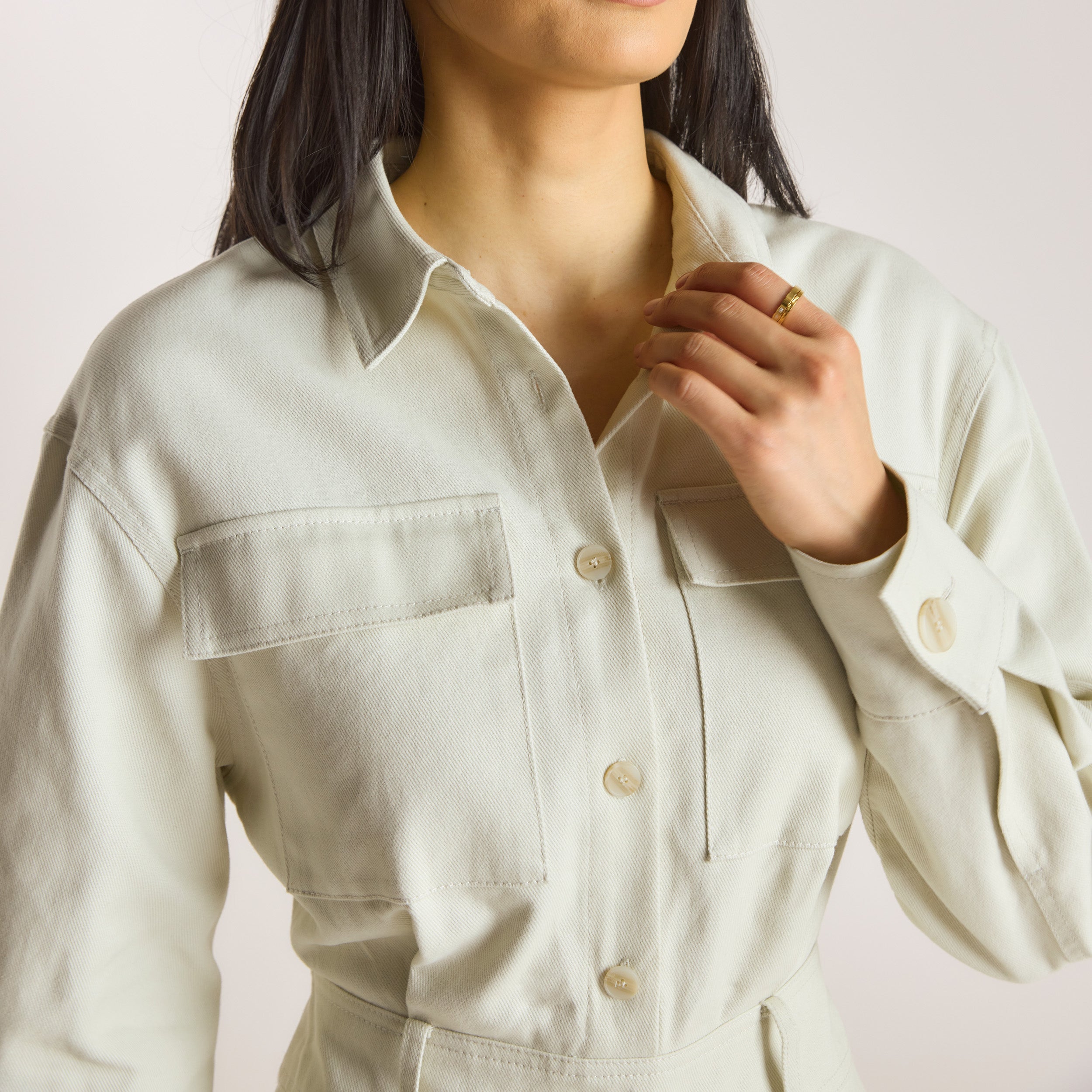 Utility-Kleid | Utility-Kleid - Stein