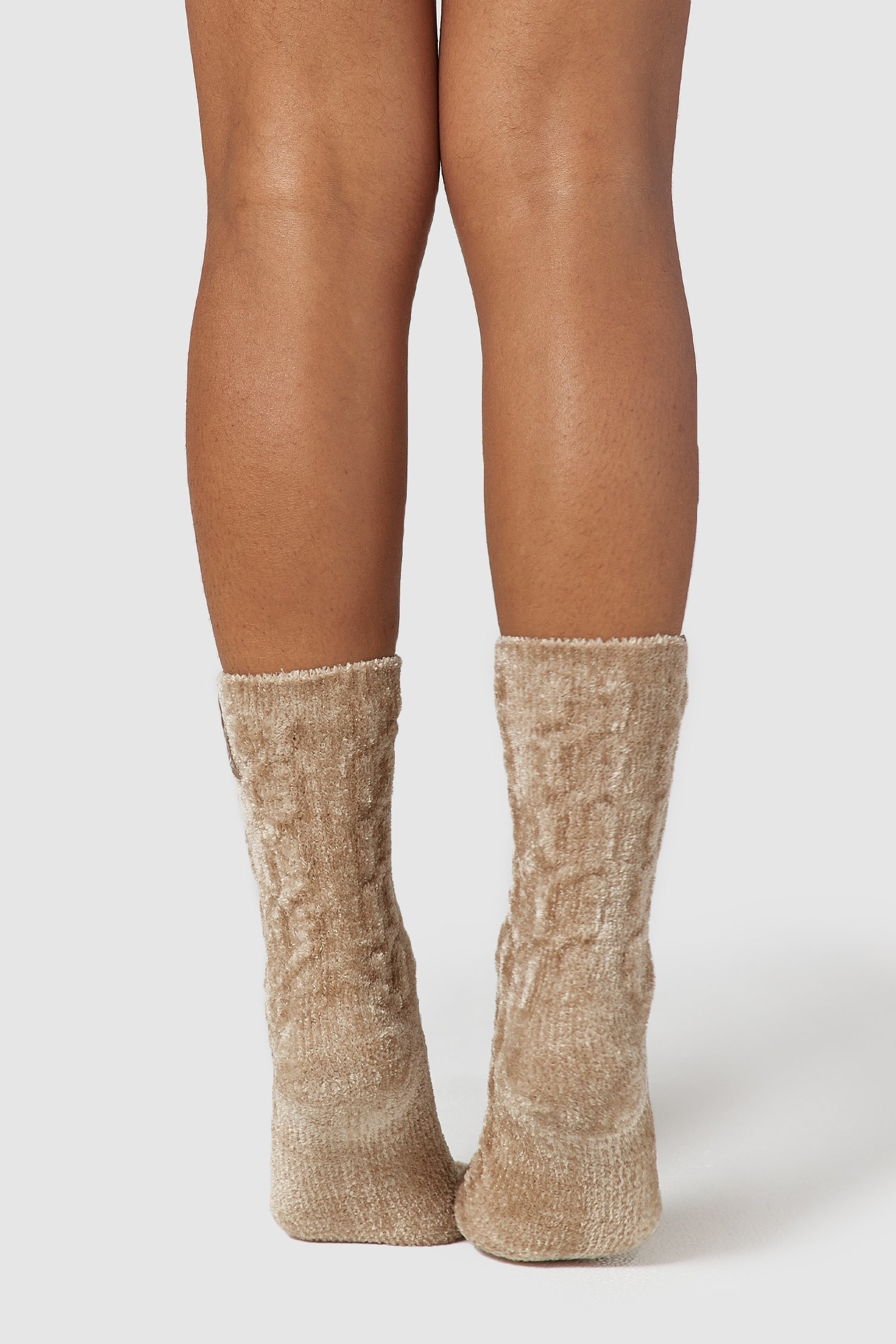 Chenille Gestrickte Socke | Aslayy, S-M