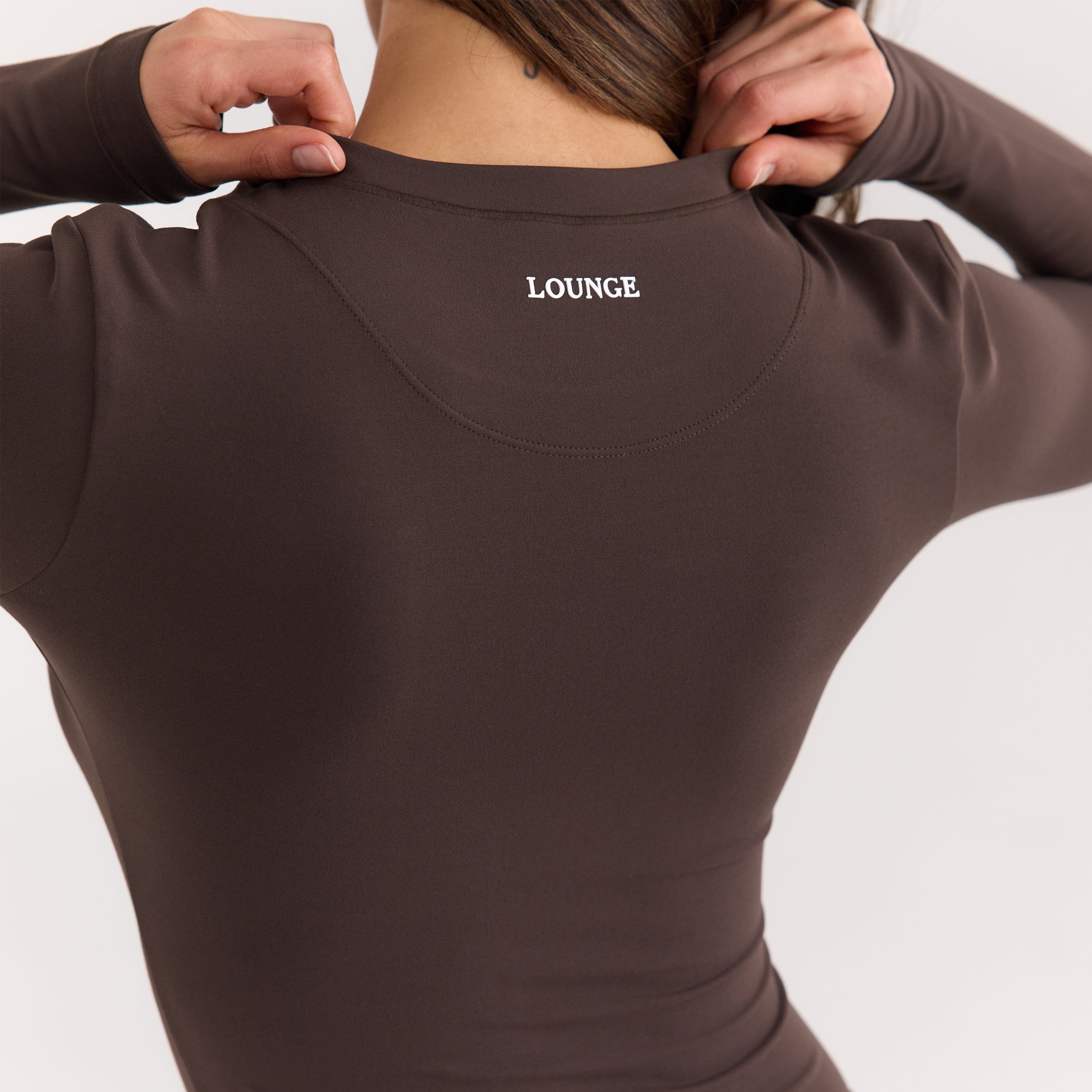ContourSoft™ Langärmeliges Top  | ContourSoft™ Langärmeliges Top  - Dunkle Schokolade