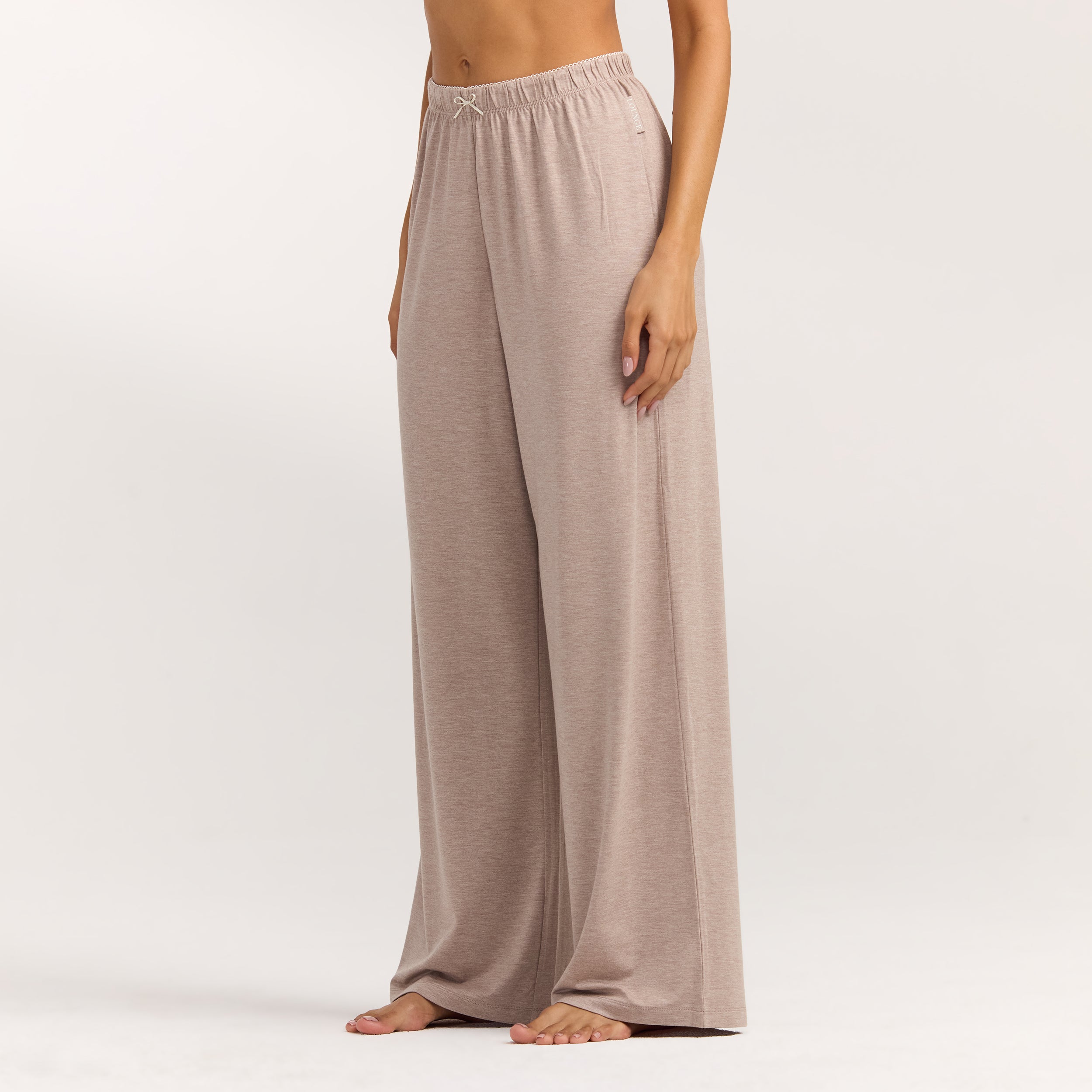 Modal Pyjama Hosen | Modal Pyjama Hosen - Braune Melange