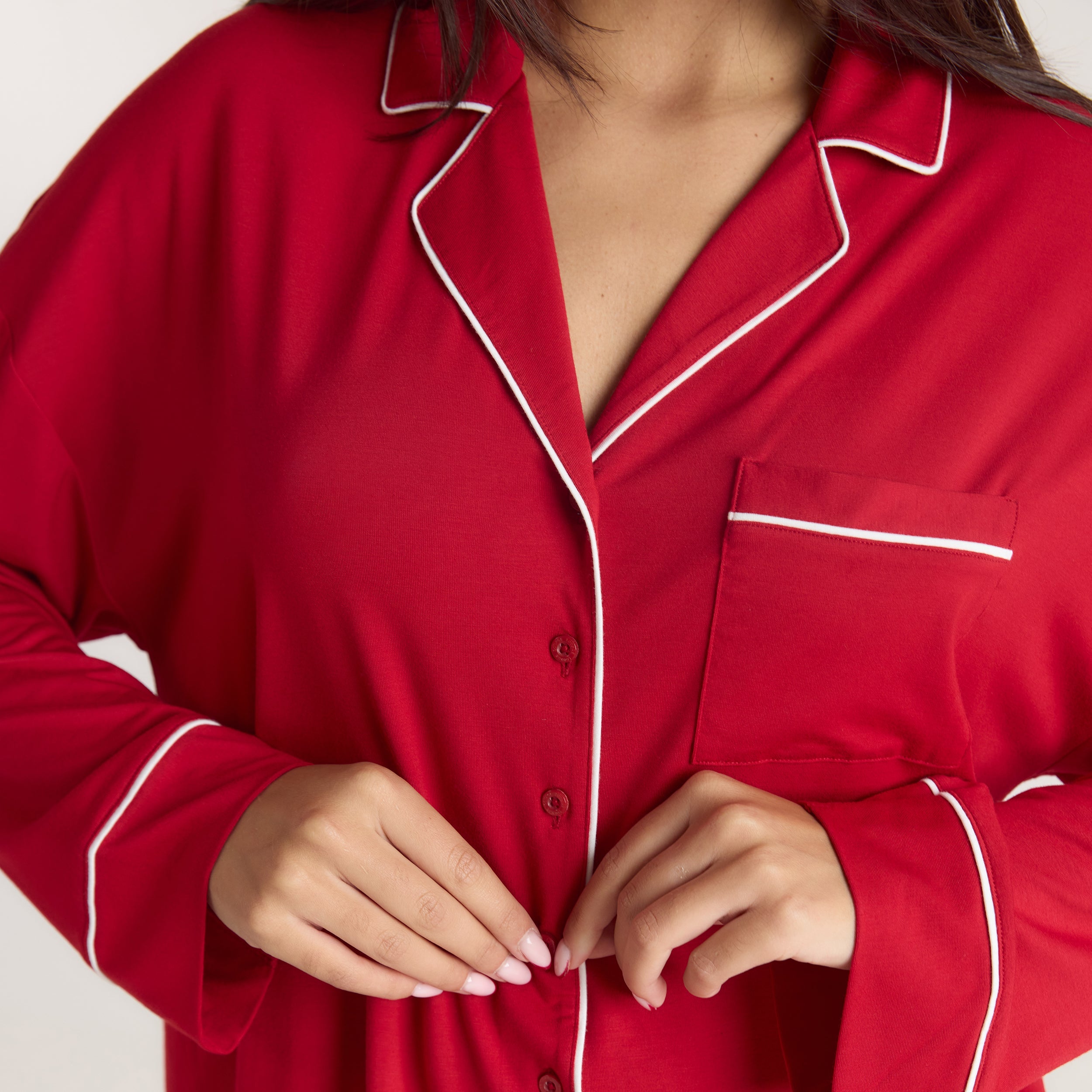 Alpine Dreams Pyjamahemd  | Alpine Dreams Pyjamahemd  - Rot