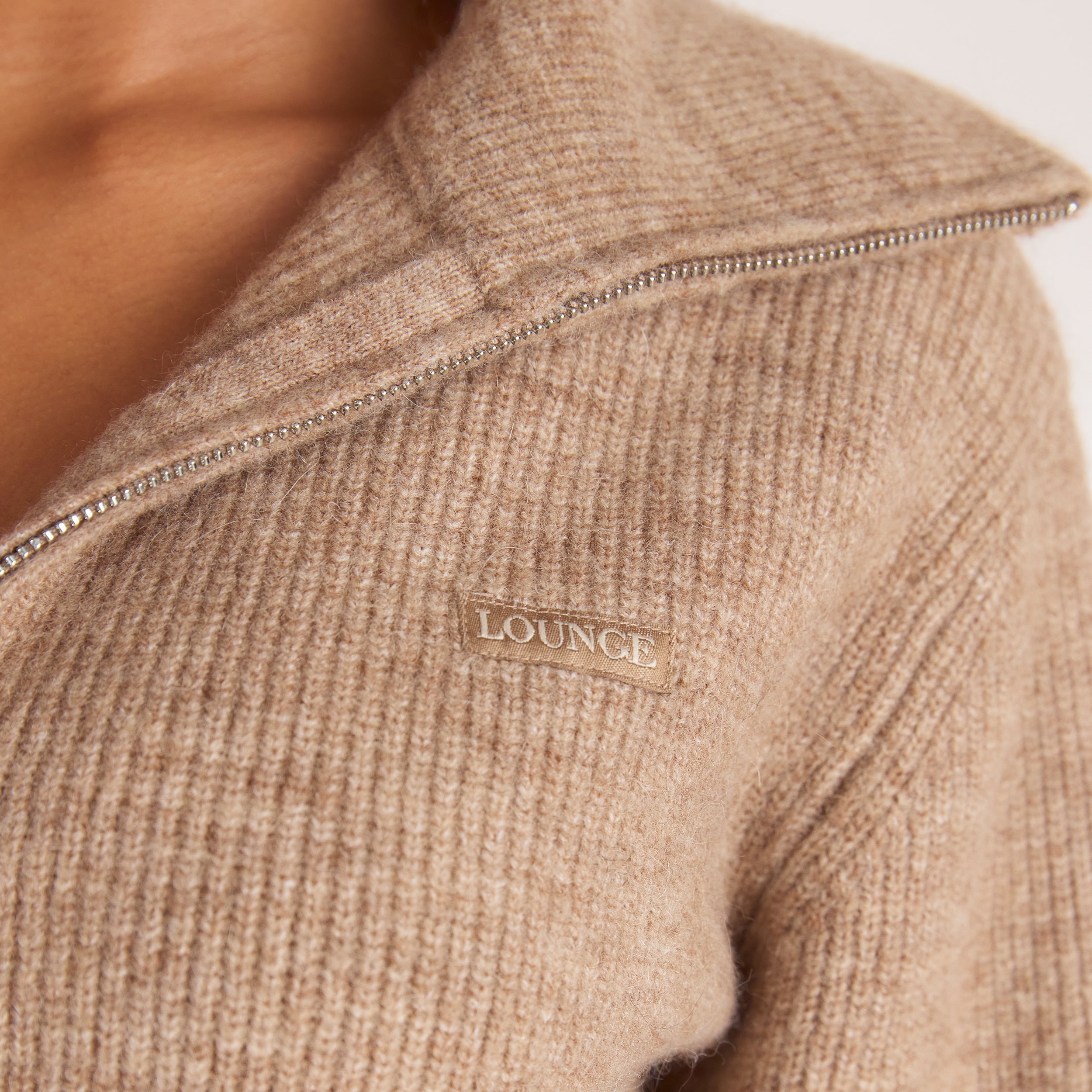 Strukturierte Strickjacke | Strukturierte Strickjacke - Keks