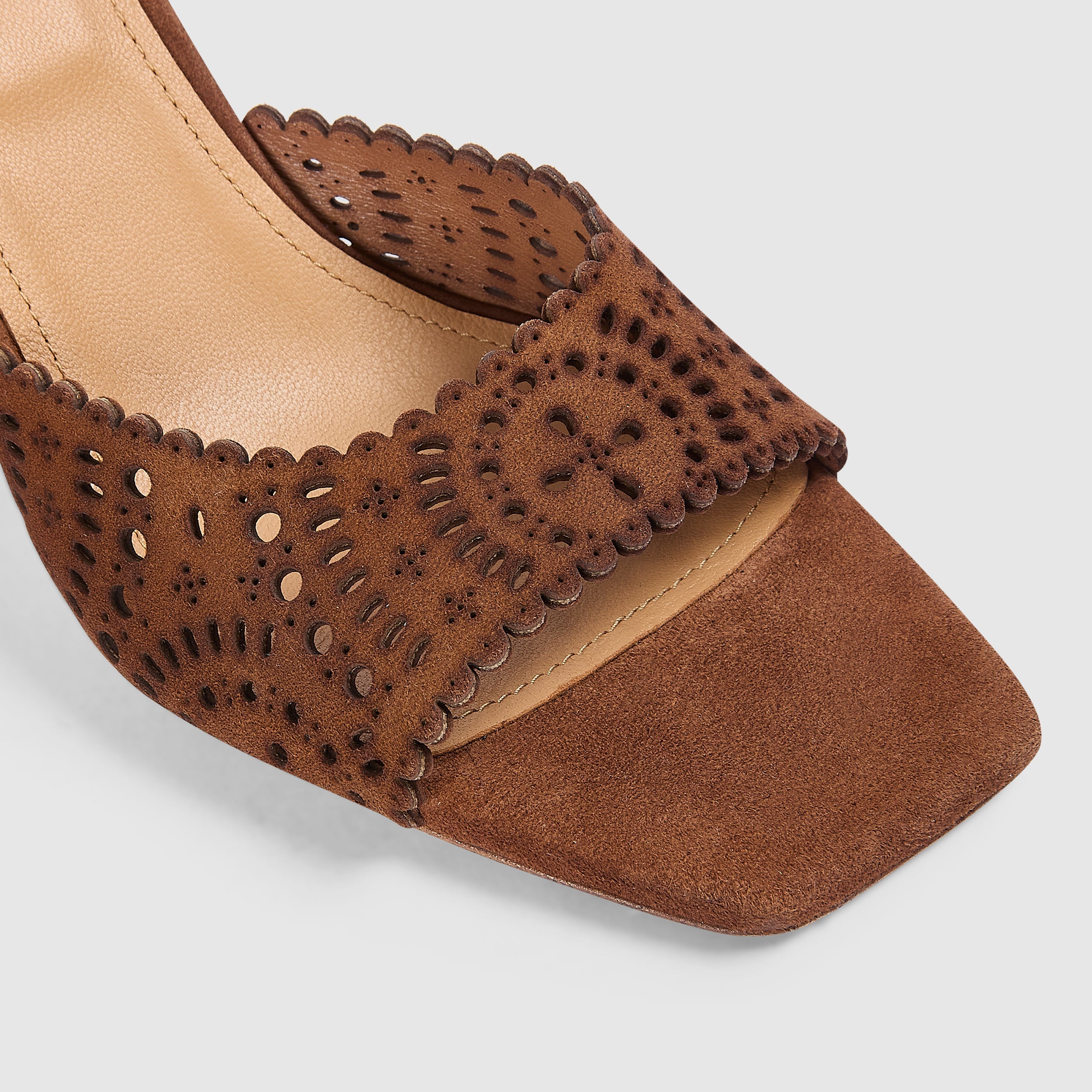 Inez Kitten-Heels | Inez Kitten-Heels - Hellbraun