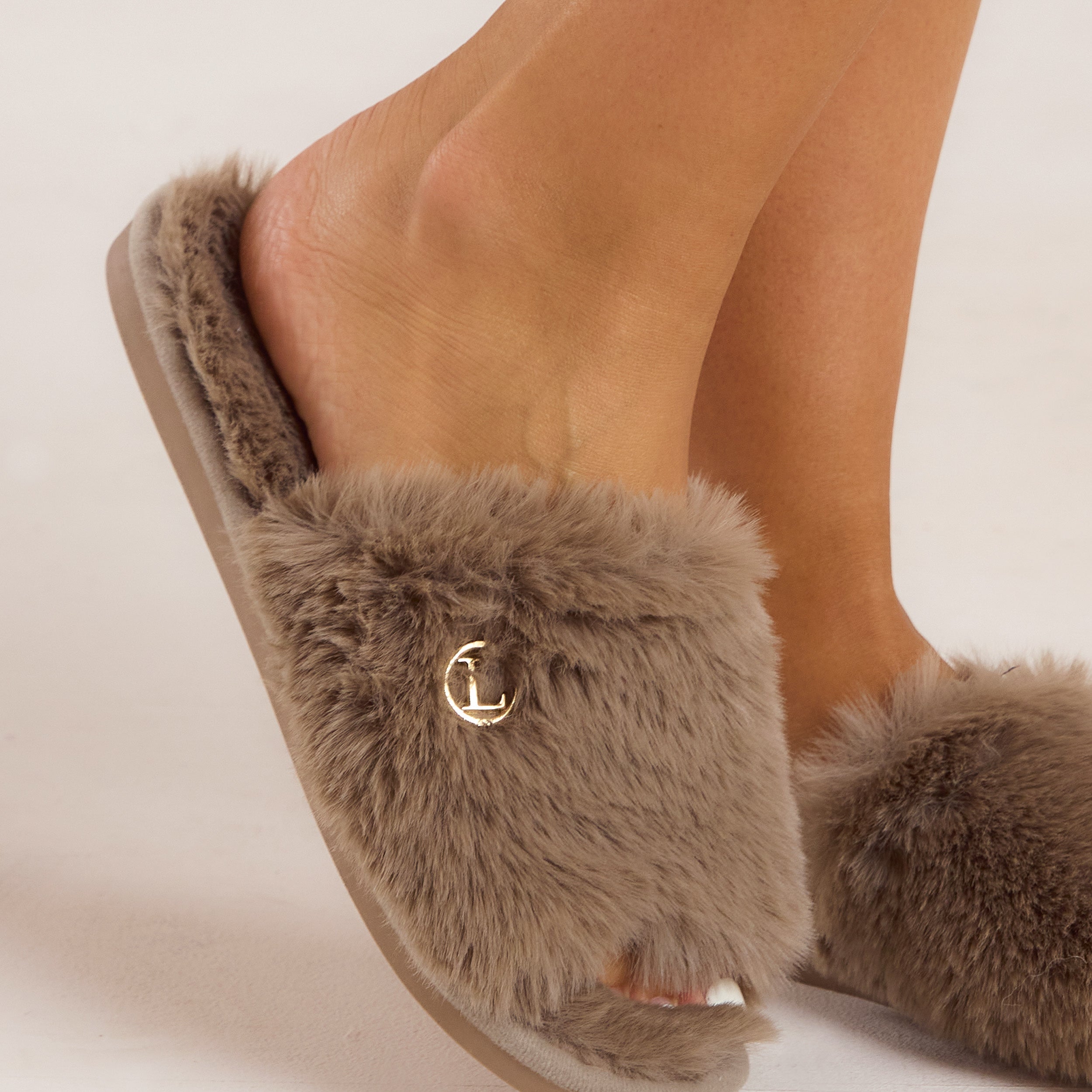 Scarlett Hausschuhe | Scarlett Hausschuhe - Taupe