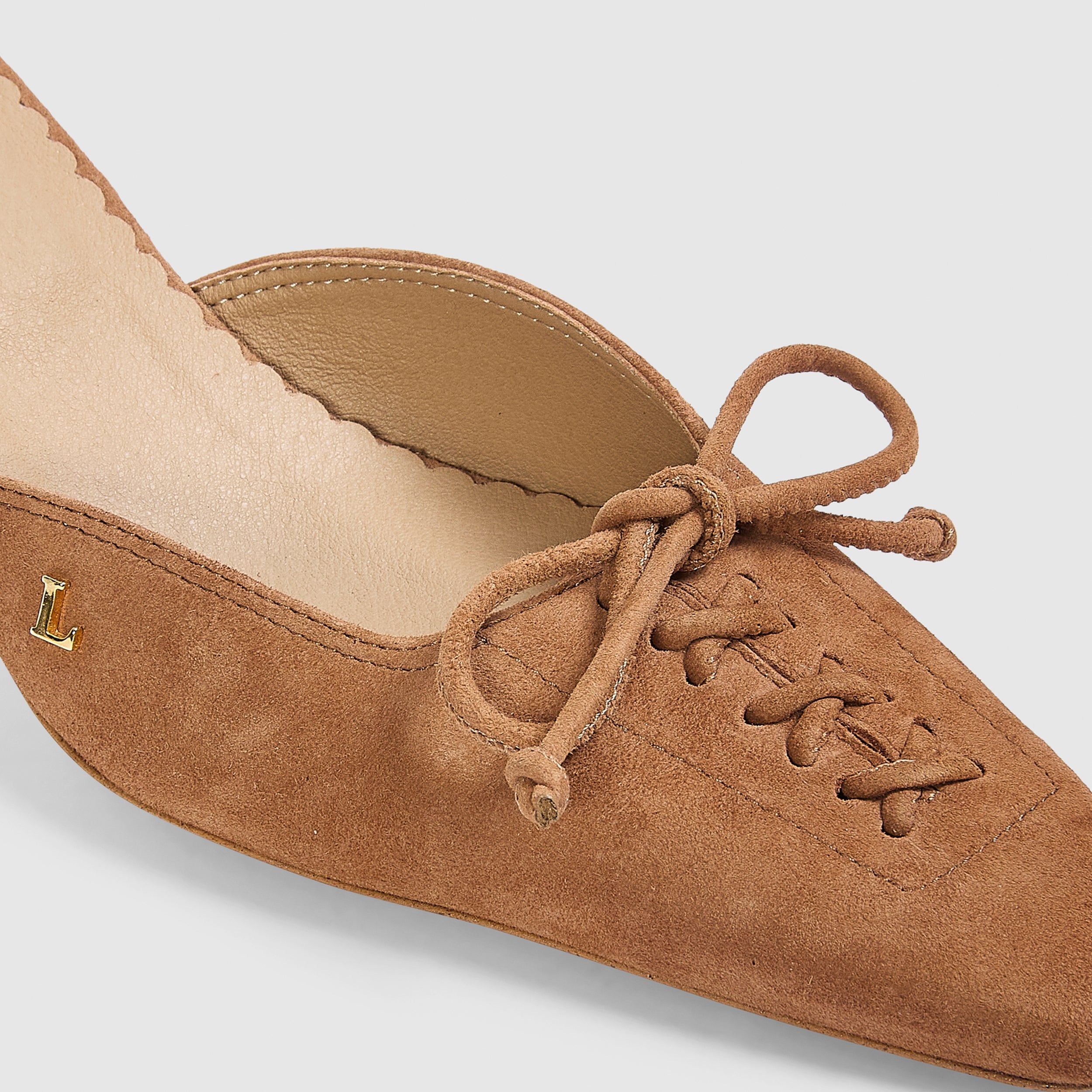 Annabelle Kitten-Heel | Annabelle Kitten-Heel - Hellbraun