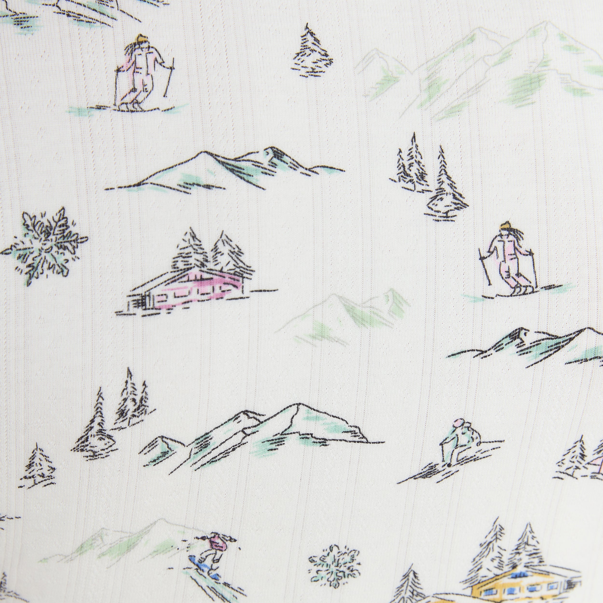 Alpine Dreams Pointelle Einteiler | Alpine Dreams Pointelle Einteiler - Ski Muster