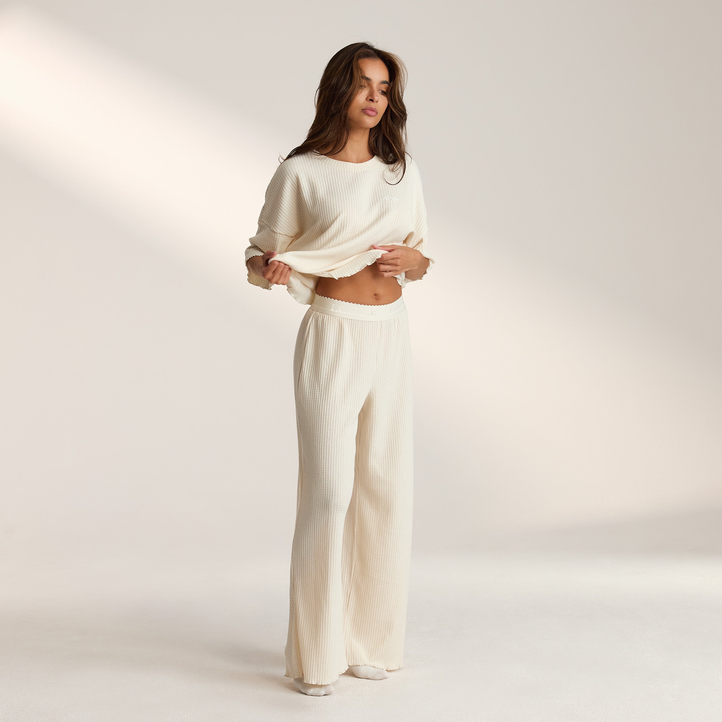 Soft Waffle Pyjama-Hose | Leidy, XS