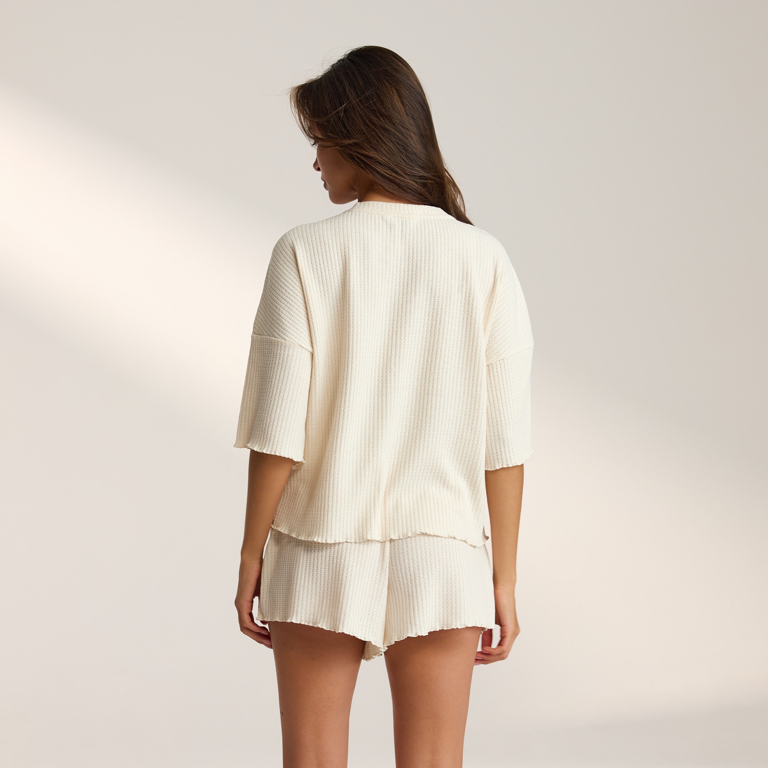 Soft Waffle Pyjama Oberteil | Leidy, XS