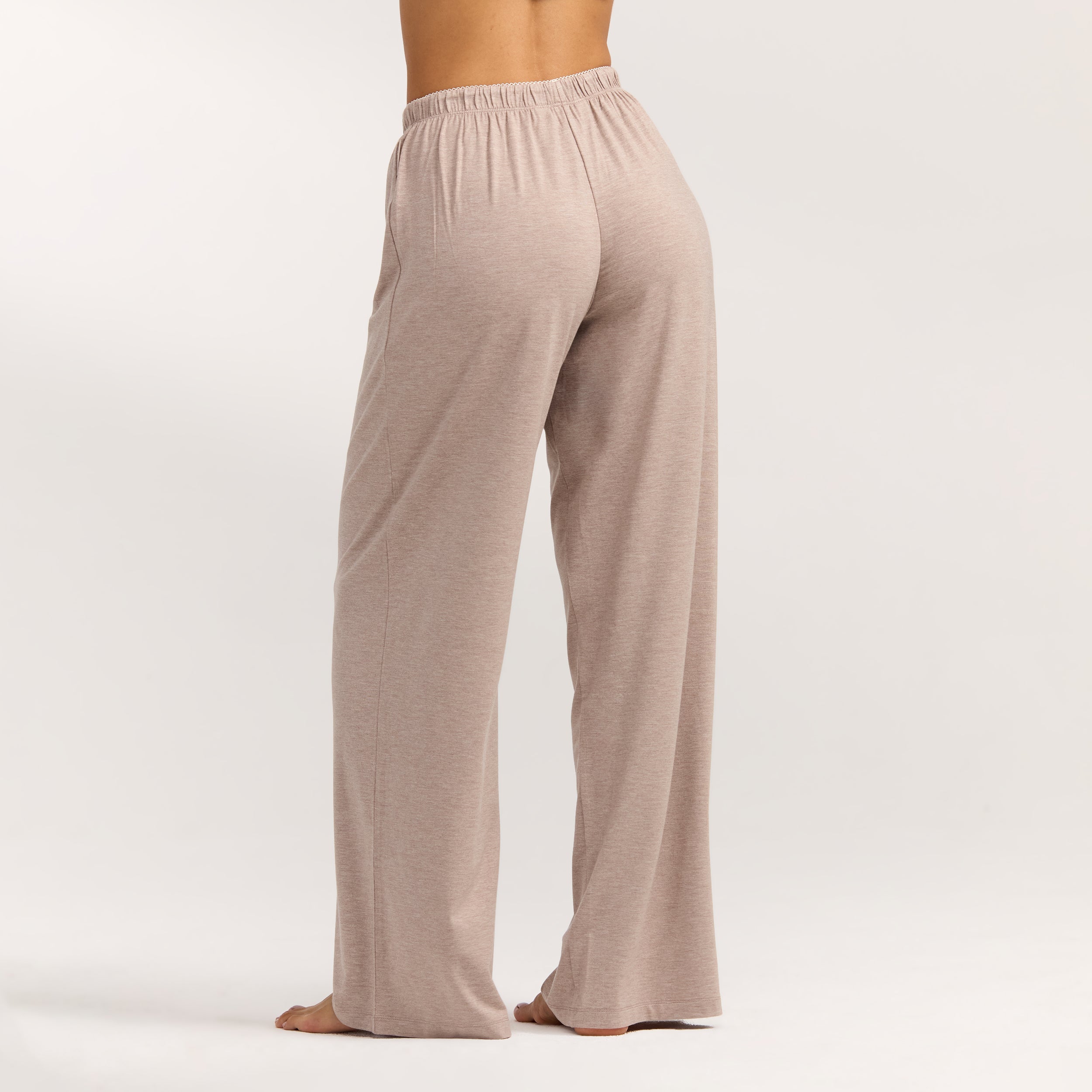 Modal Pyjama Hosen | Modal Pyjama Hosen - Braune Melange