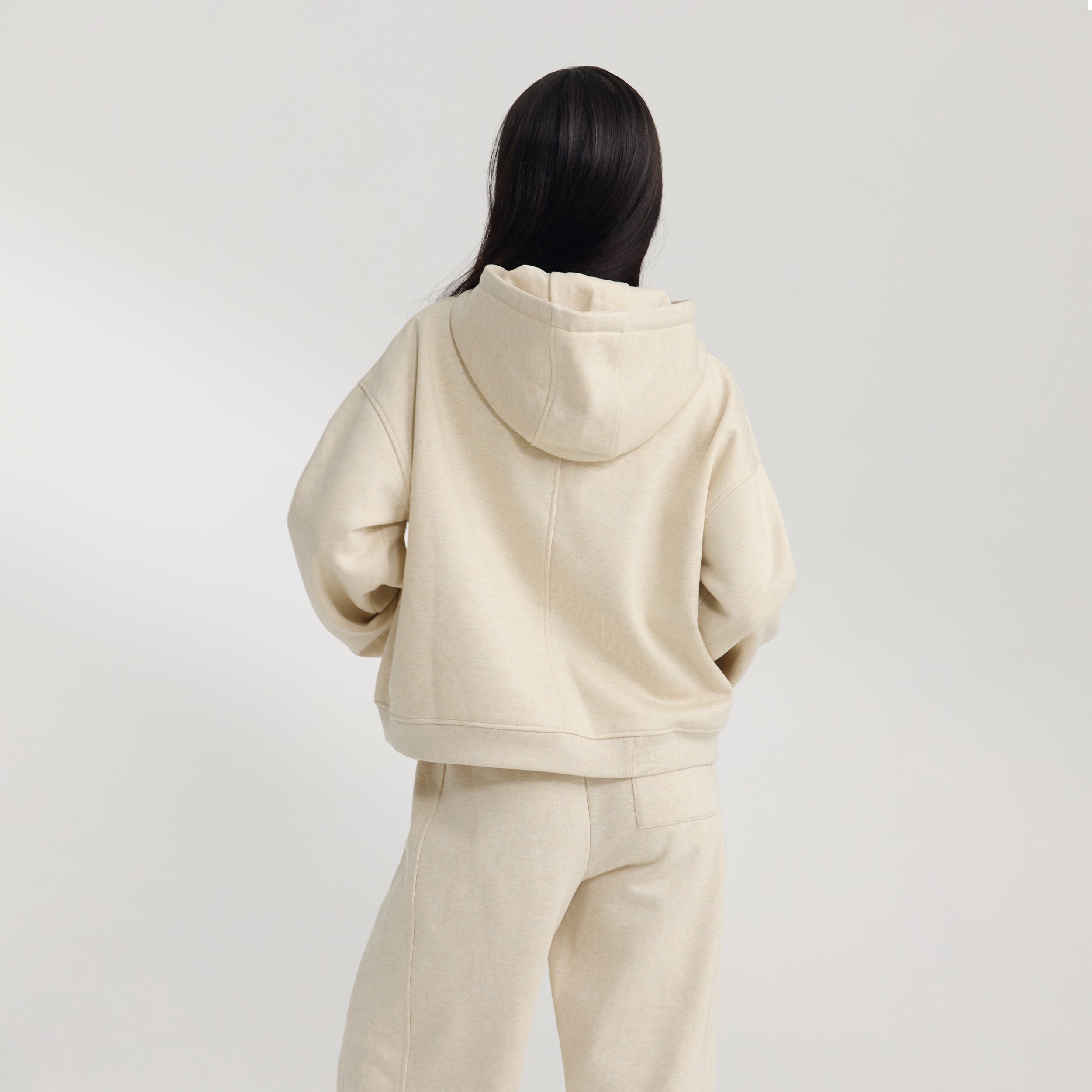 Oversized Hoodie | Oversized Hoodie - Haferflocken