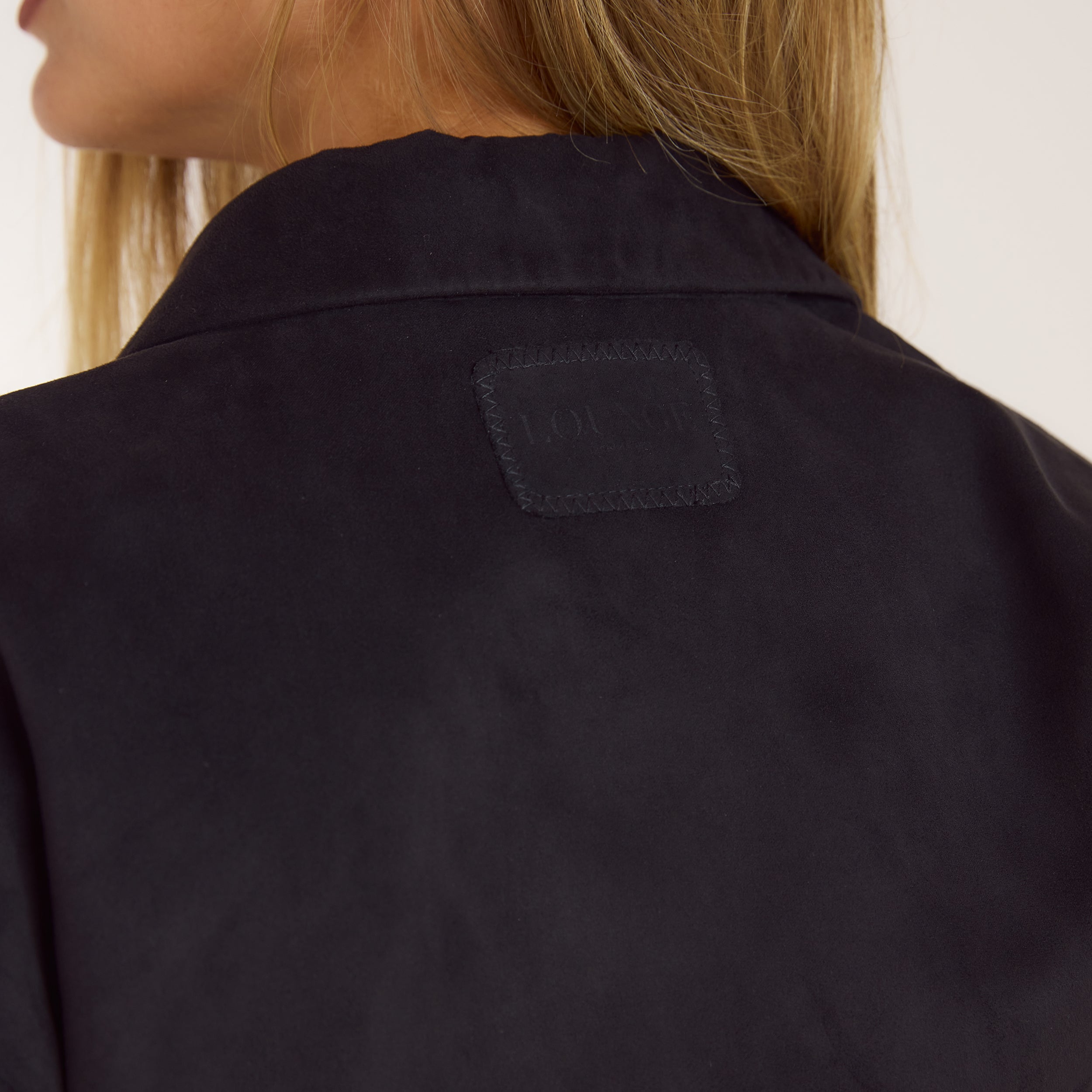 Wildlederblazer  | Wildlederblazer  - Schwarz