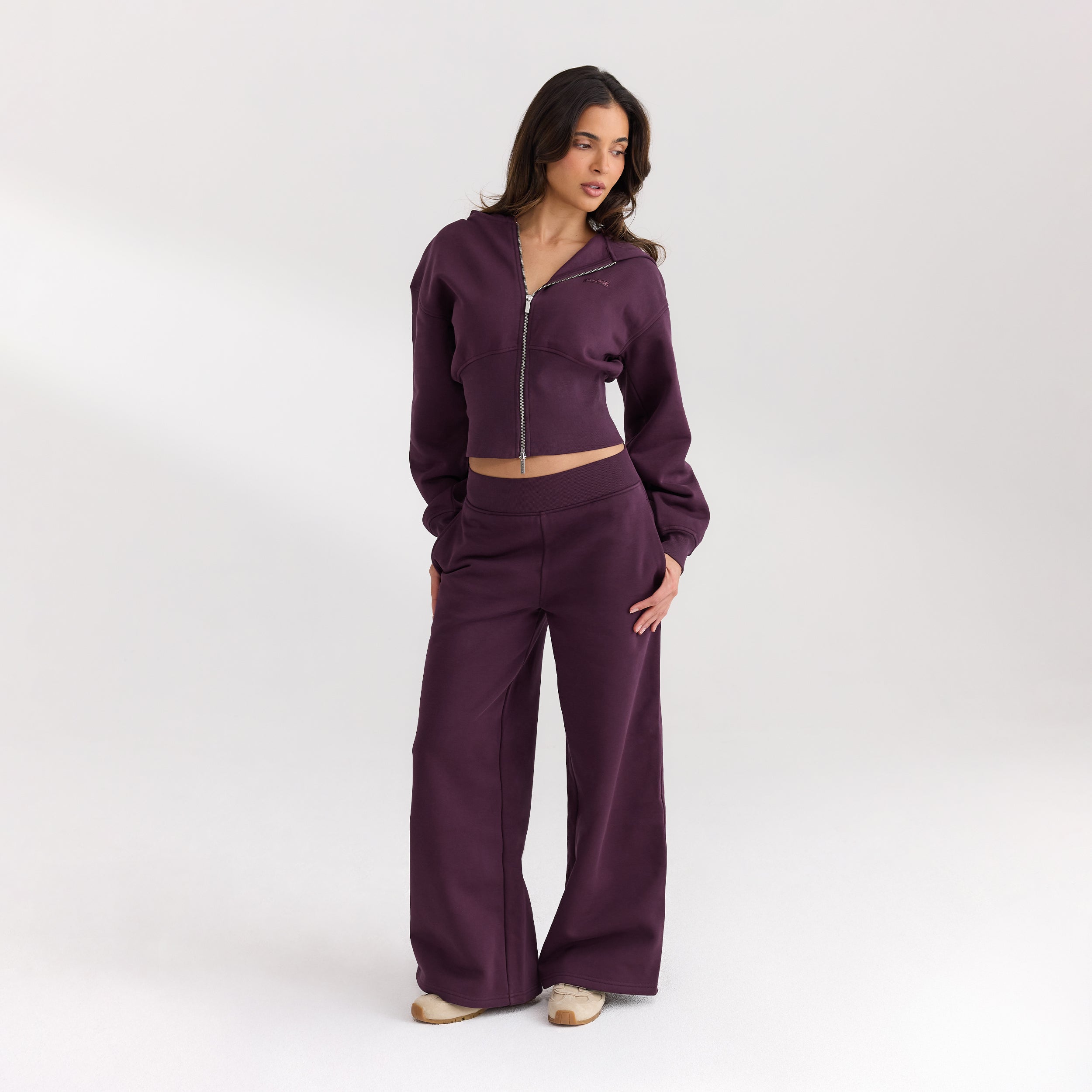 Gerade Jogger | Gerade Jogger - Kirschlack