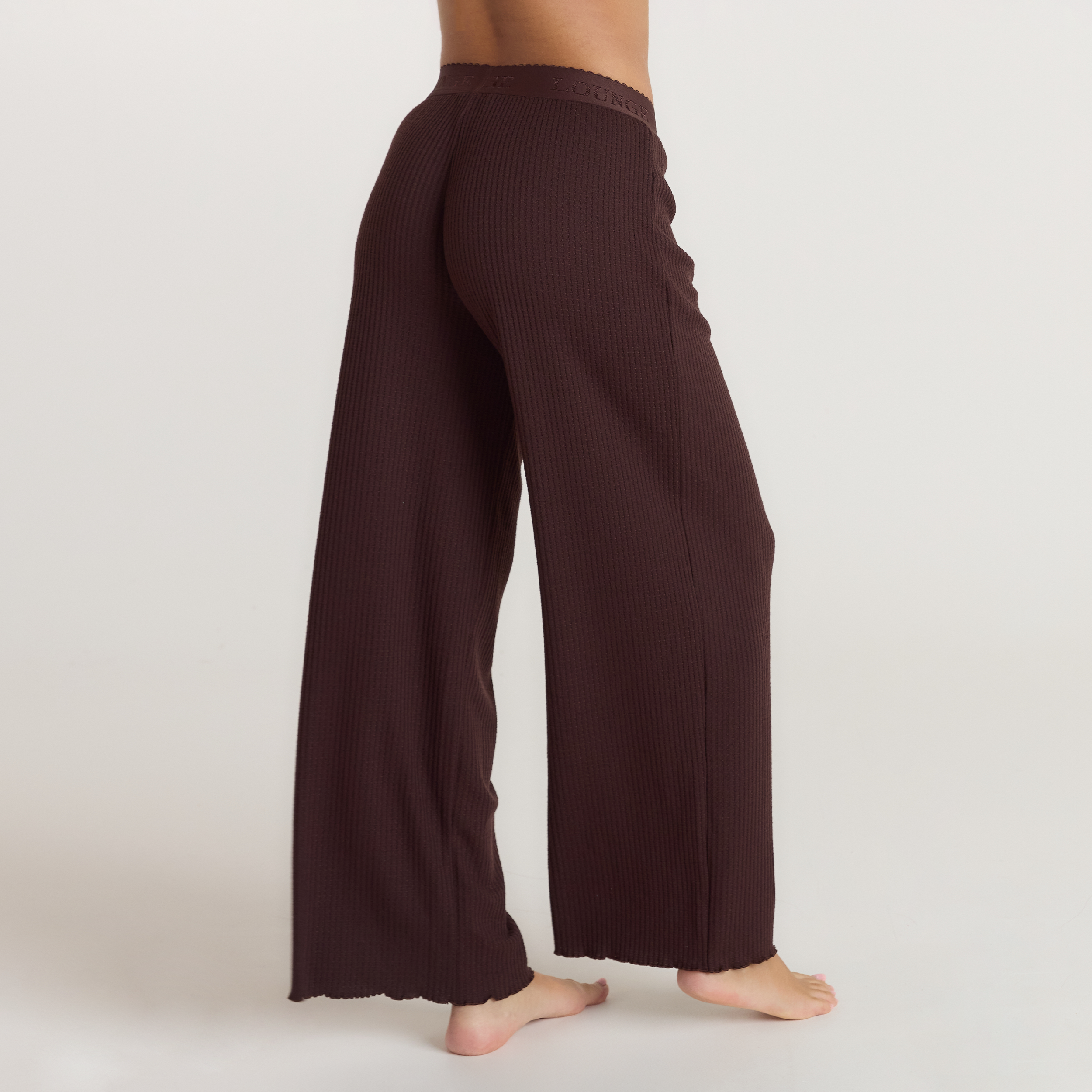 Soft Waffle Pyjama-Hose | Soft Waffle Pyjama-Hose - Dunkle Schokolade