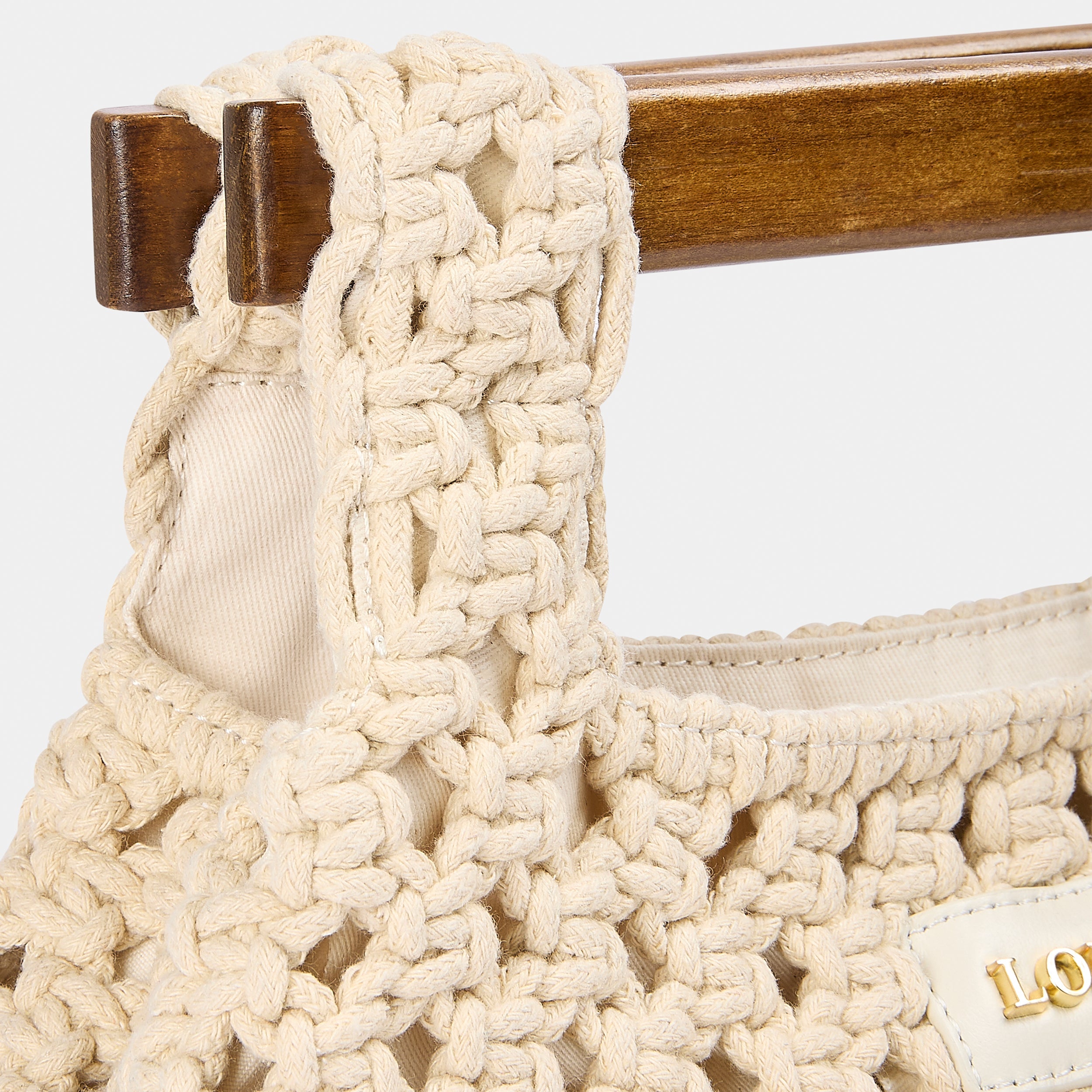 Clover Clutch | Clover Clutch - Crèmefarbe