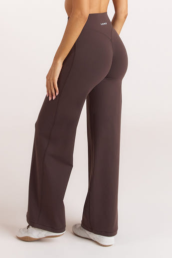 ContourSoft™ Gerade Leggings - Dunkle Schokolade
