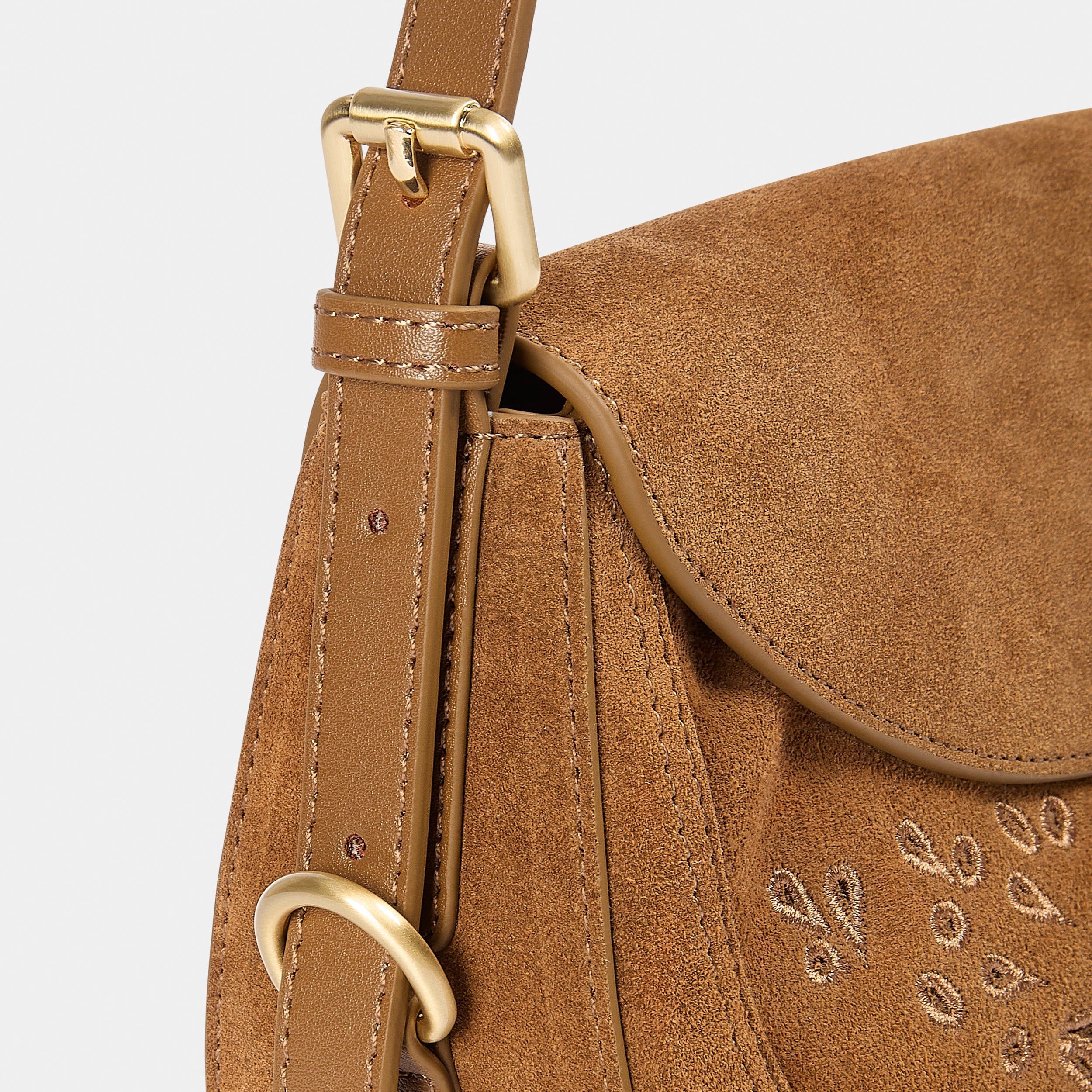 Talia Ledertasche | Talia Ledertasche - Braun