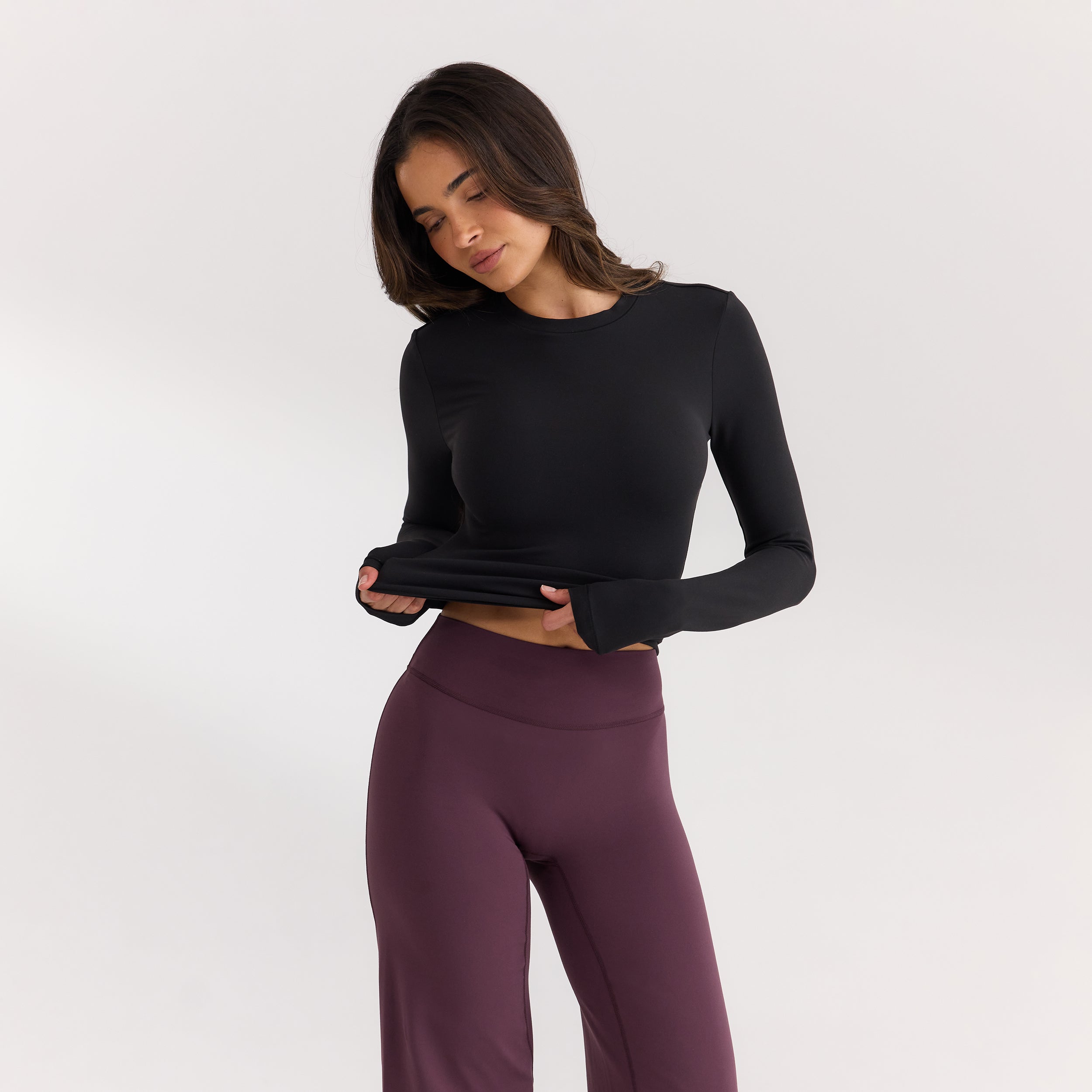 ContourSoft™ Langärmeliges Top  | ContourSoft™ Langärmeliges Top  - Schwarz