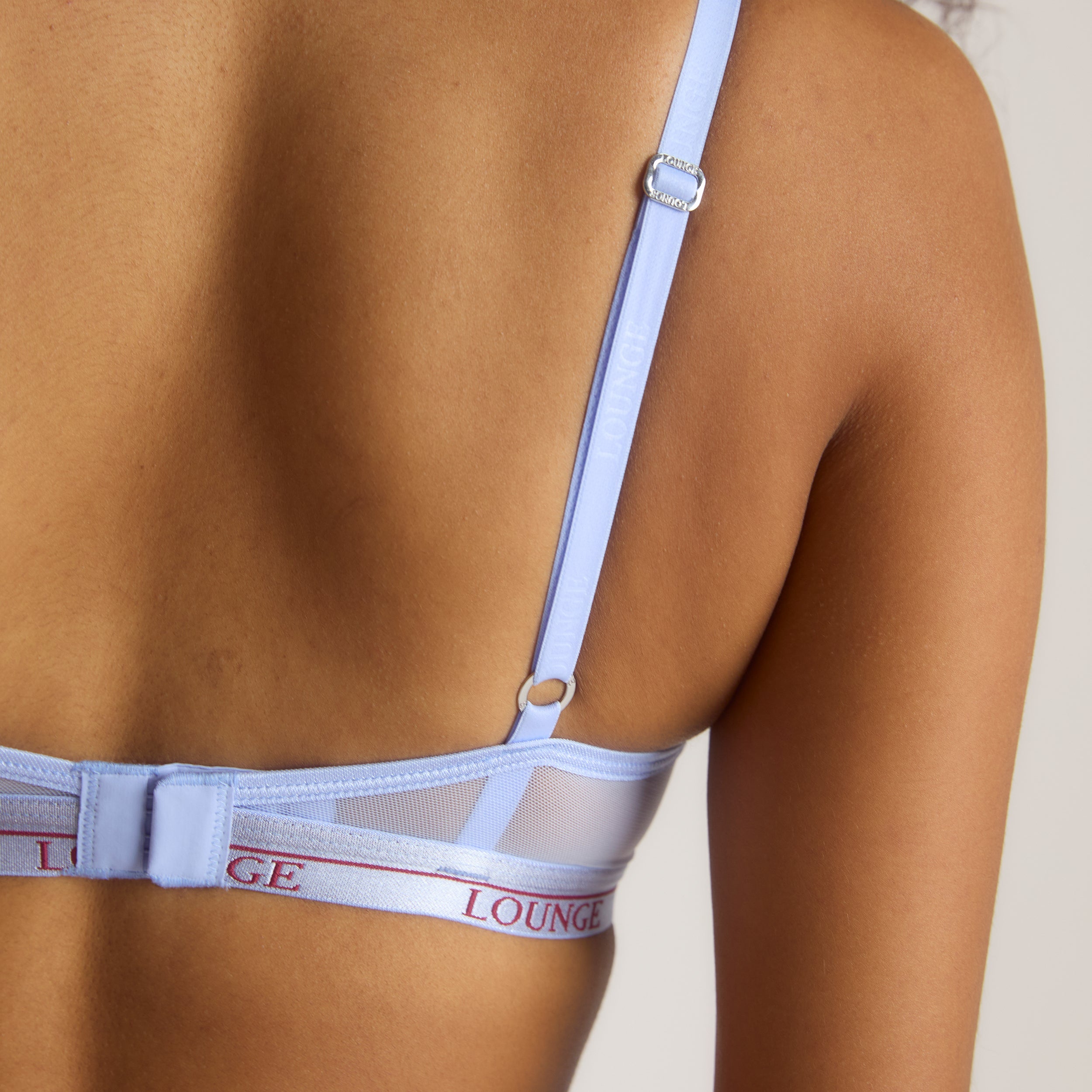 Zweifarbiger Blossom Balcony BH | Zweifarbiger Blossom Balcony BH - Kornblume