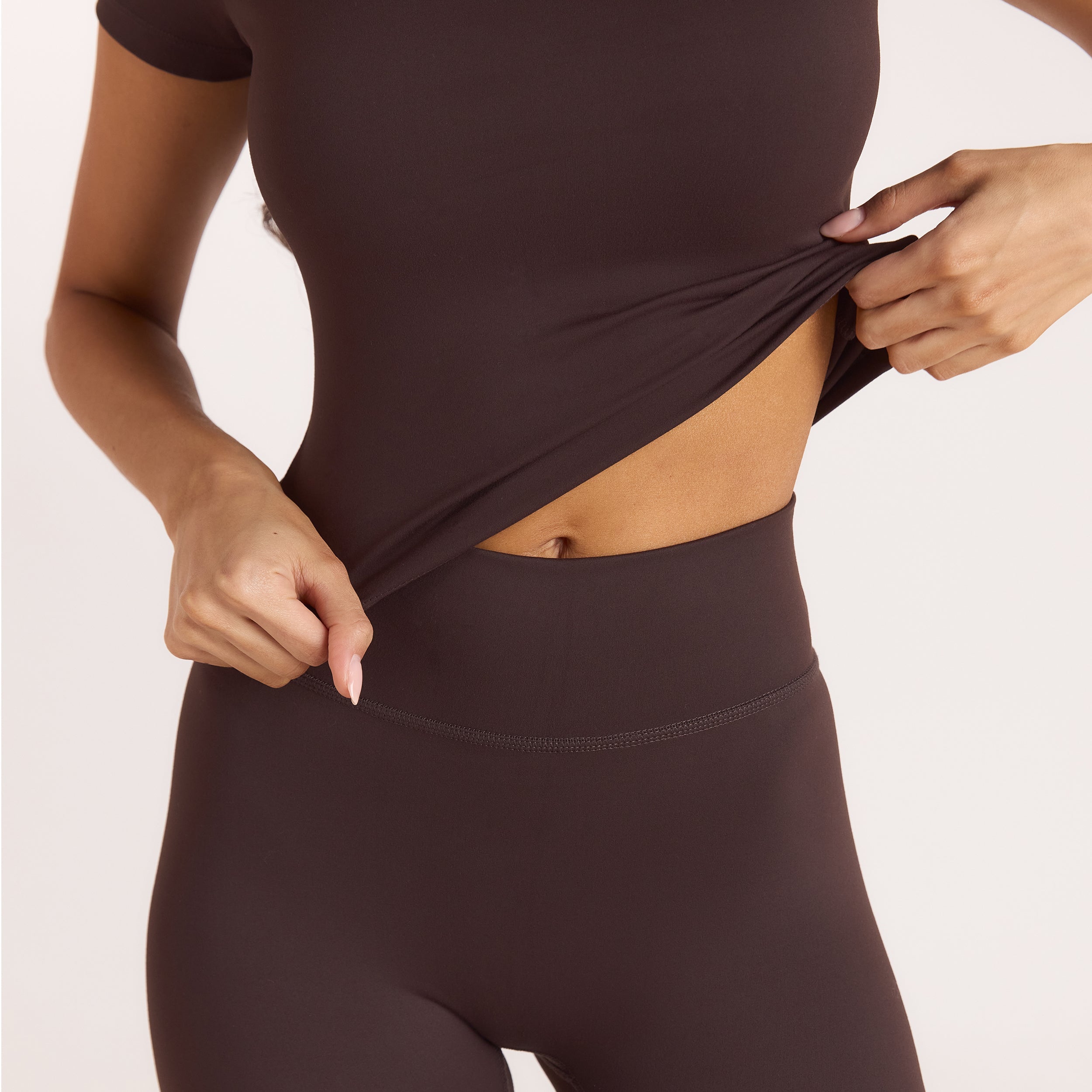Klassische Leggings | Klassische Leggings - Kaffeebohne